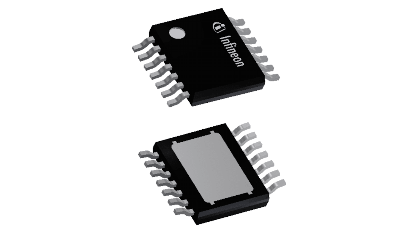 Switch di alimentazione CI Infineon High side, 1 canale, TSDSO, 14 pin, 28 V, 0.003A