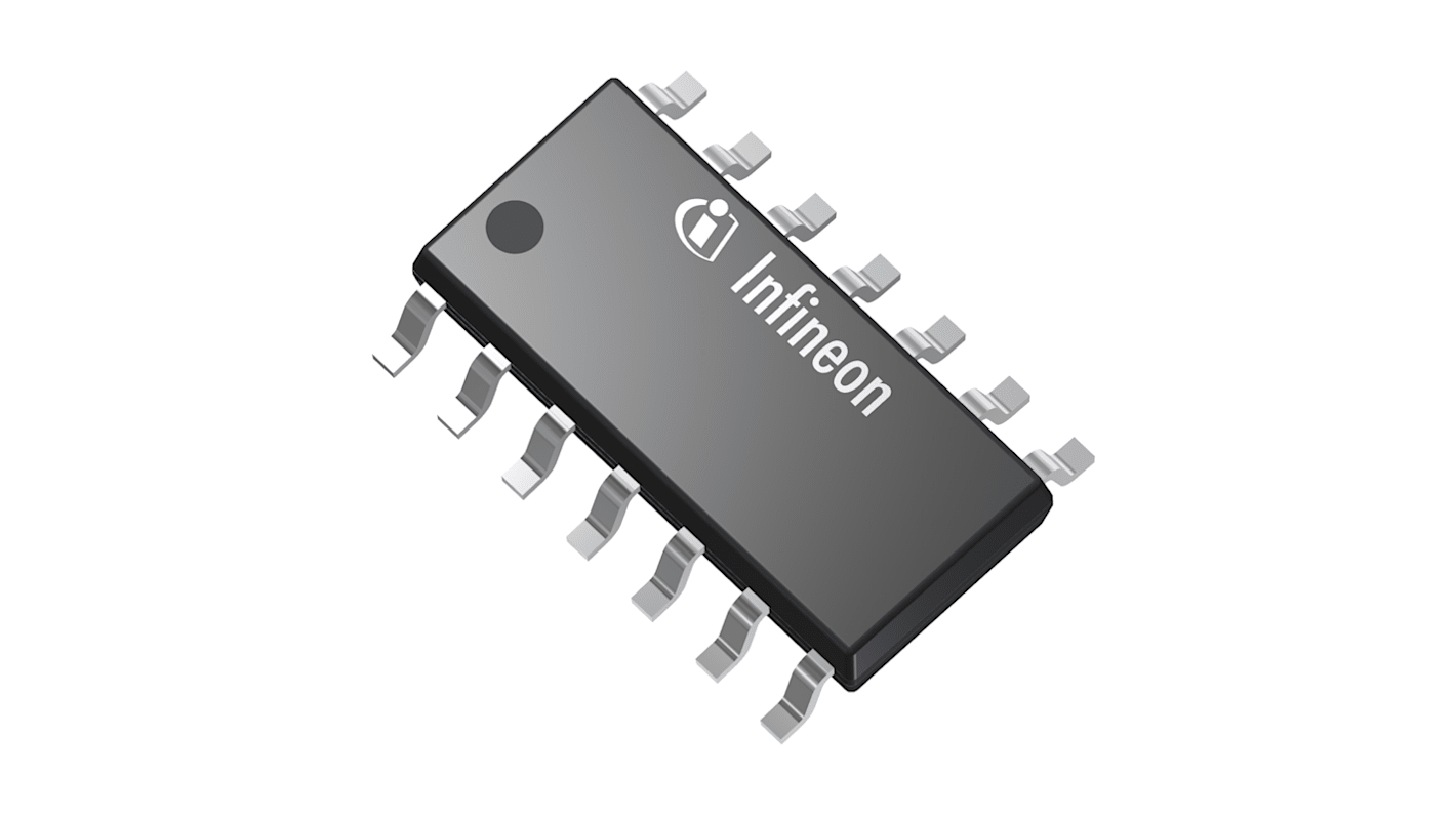 Infineon Motor Driver IC Dual TLE4207GXUMA2, DSO, 14-Pin, 800mA, 18 V, BLDC, Halbbrücke