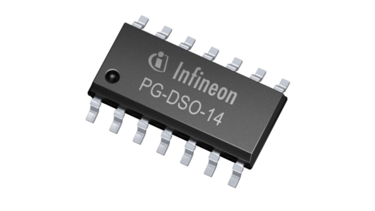 Infineon 電圧レギュレータ 低ドロップアウト電圧 昇降圧, 14-Pin, TLE4263GMXUMA2