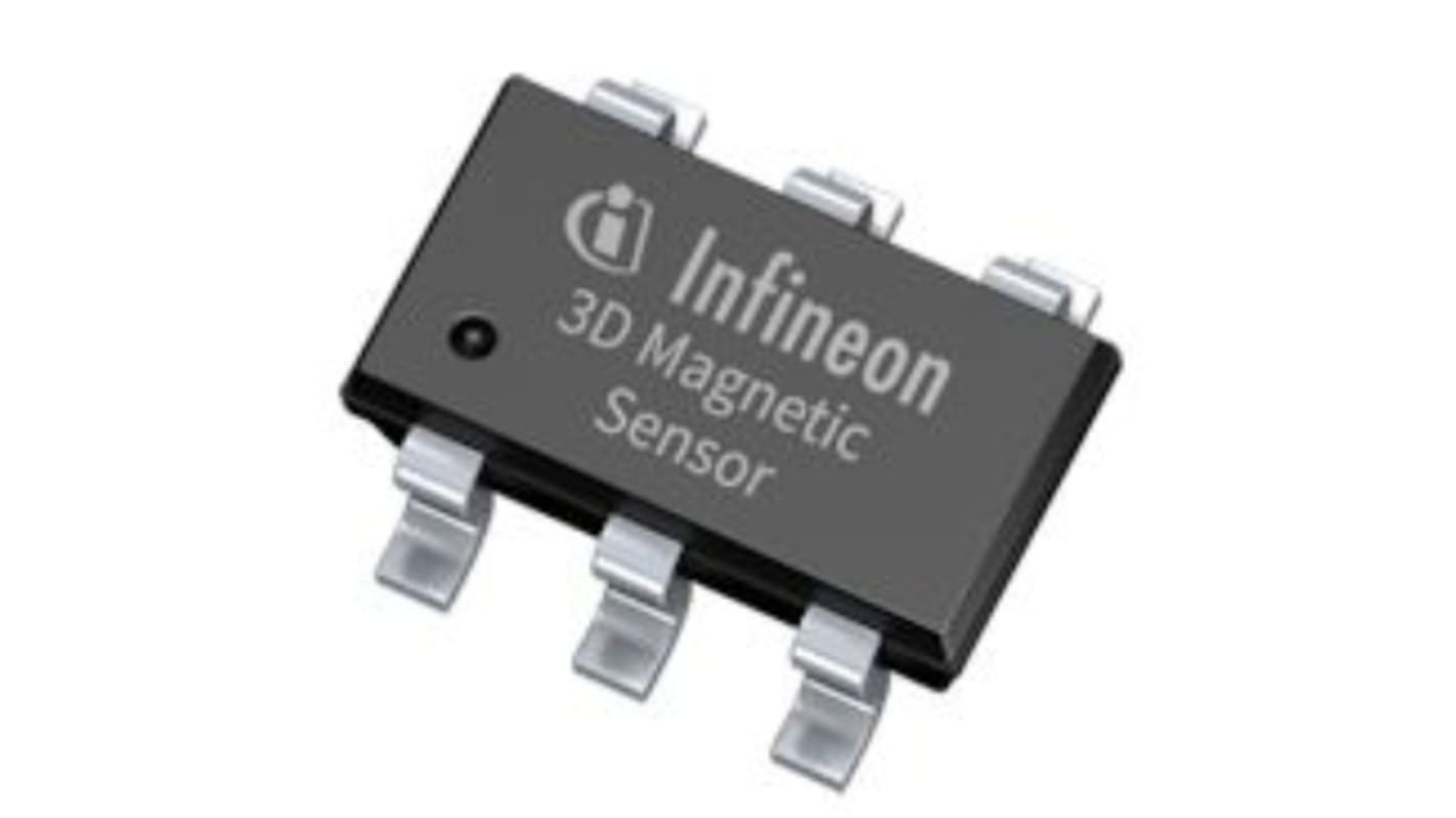 Infineon 3-Axis Surface Mount Hall Effect Sensor, TSOP6, I2C, 6-Pin