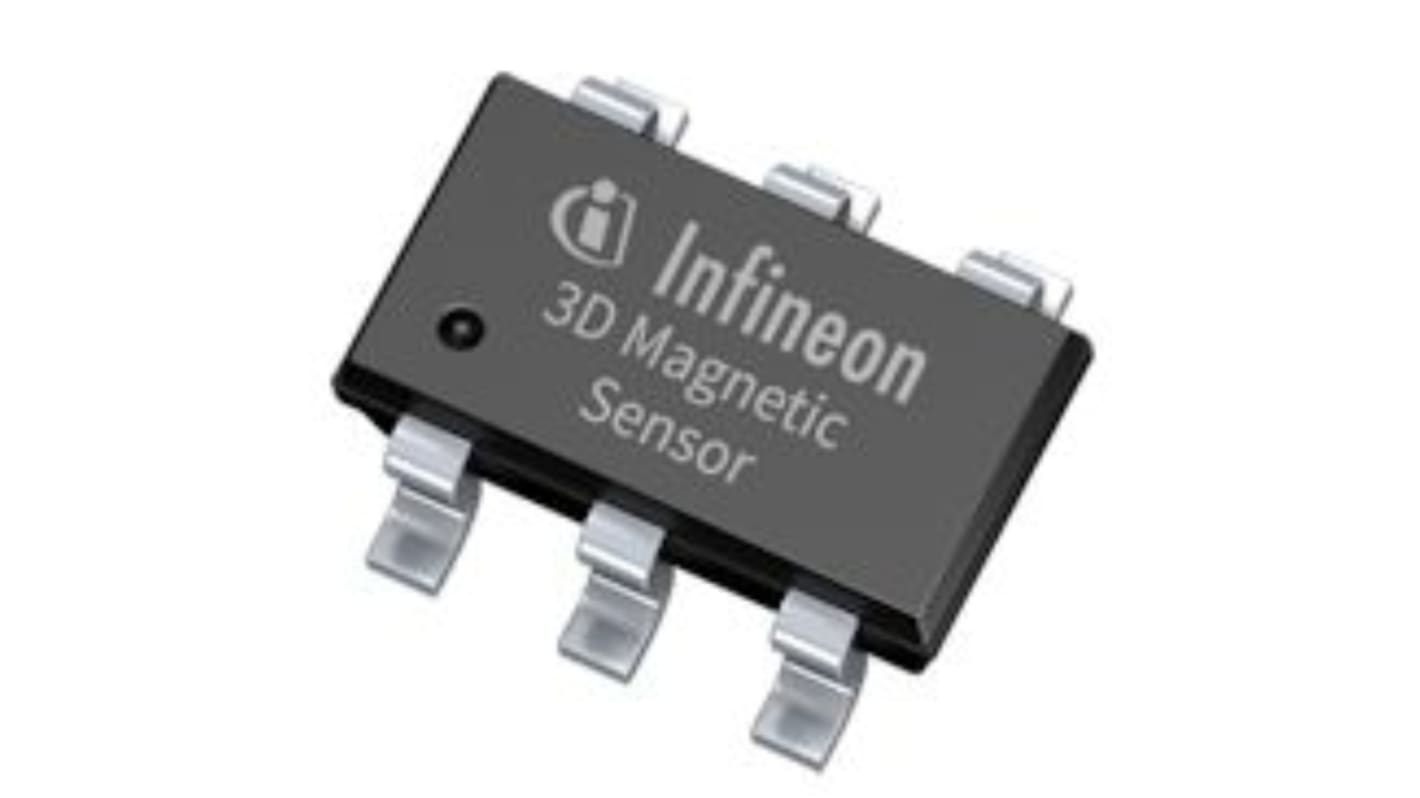 Sensore effetto Hall Infineon, 3-assi, I2C, 6 pin, TSOP6, Montaggio superficiale