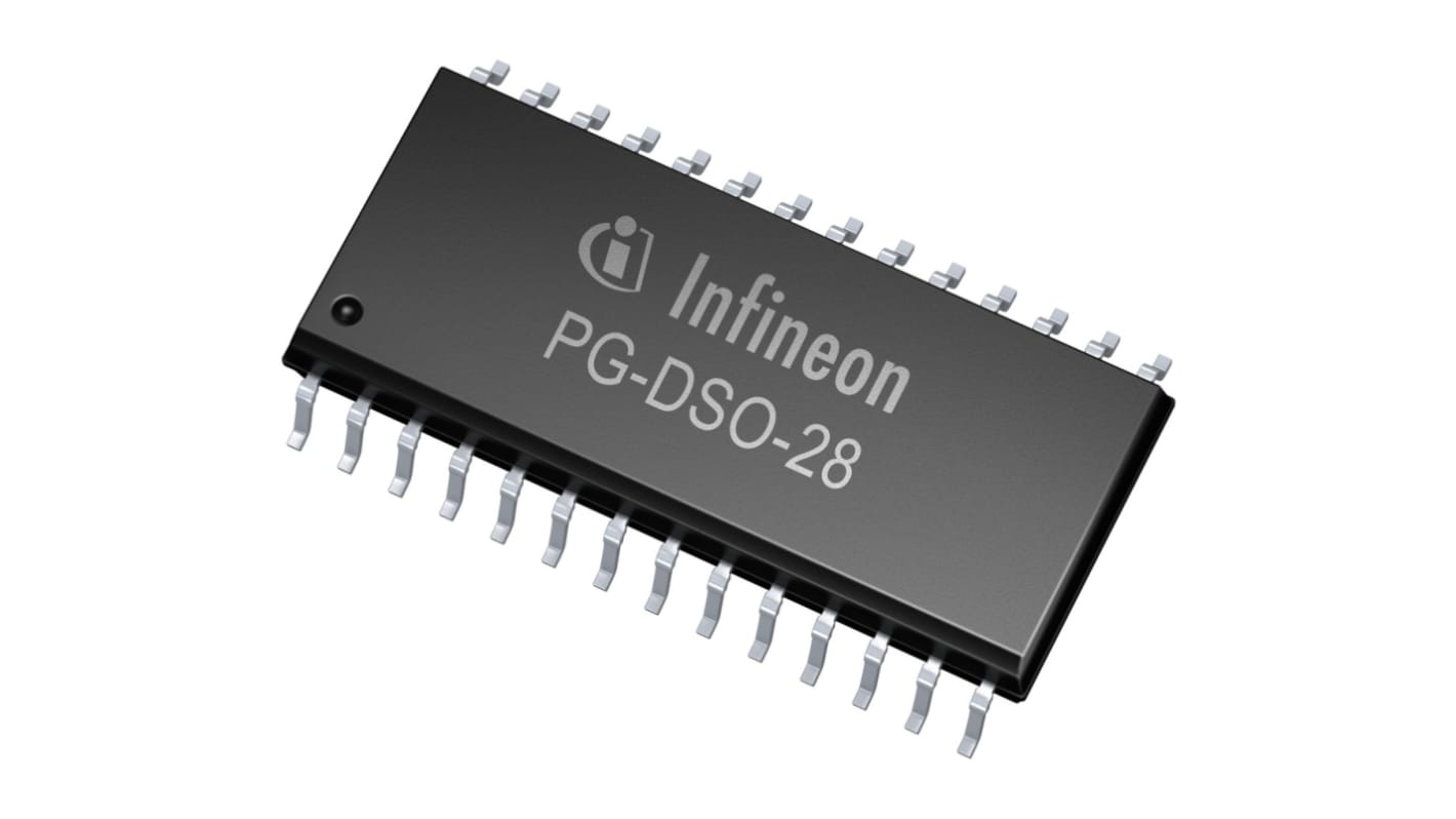 Infineon TLE72422GXUMA2, Quad PWM Controller, 42 V, 40 kHz 28-Pin, DSO