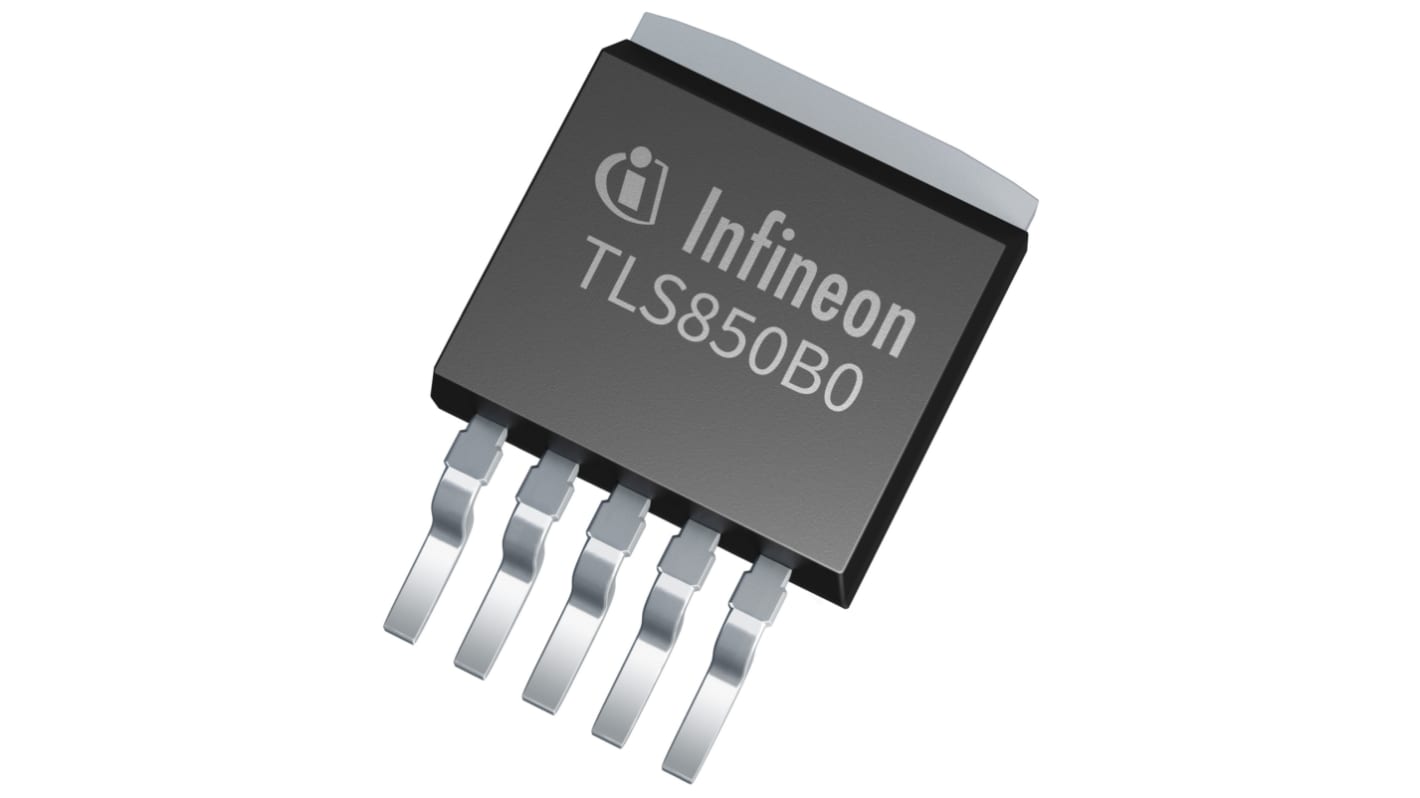 Infineon 電圧レギュレータ 低ドロップアウト電圧 昇降圧, 5-Pin, TLS850B0TBV50ATMA1