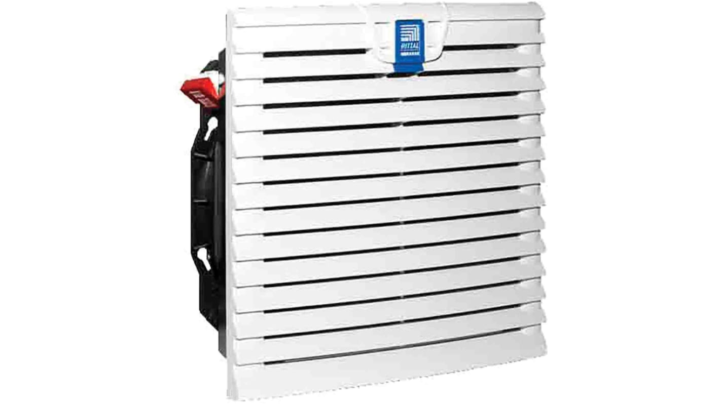 Ventilador con filtro Rittal de 255 x 255mm, alim. 200 → 240 V ac, 11W, 47dB, IP54