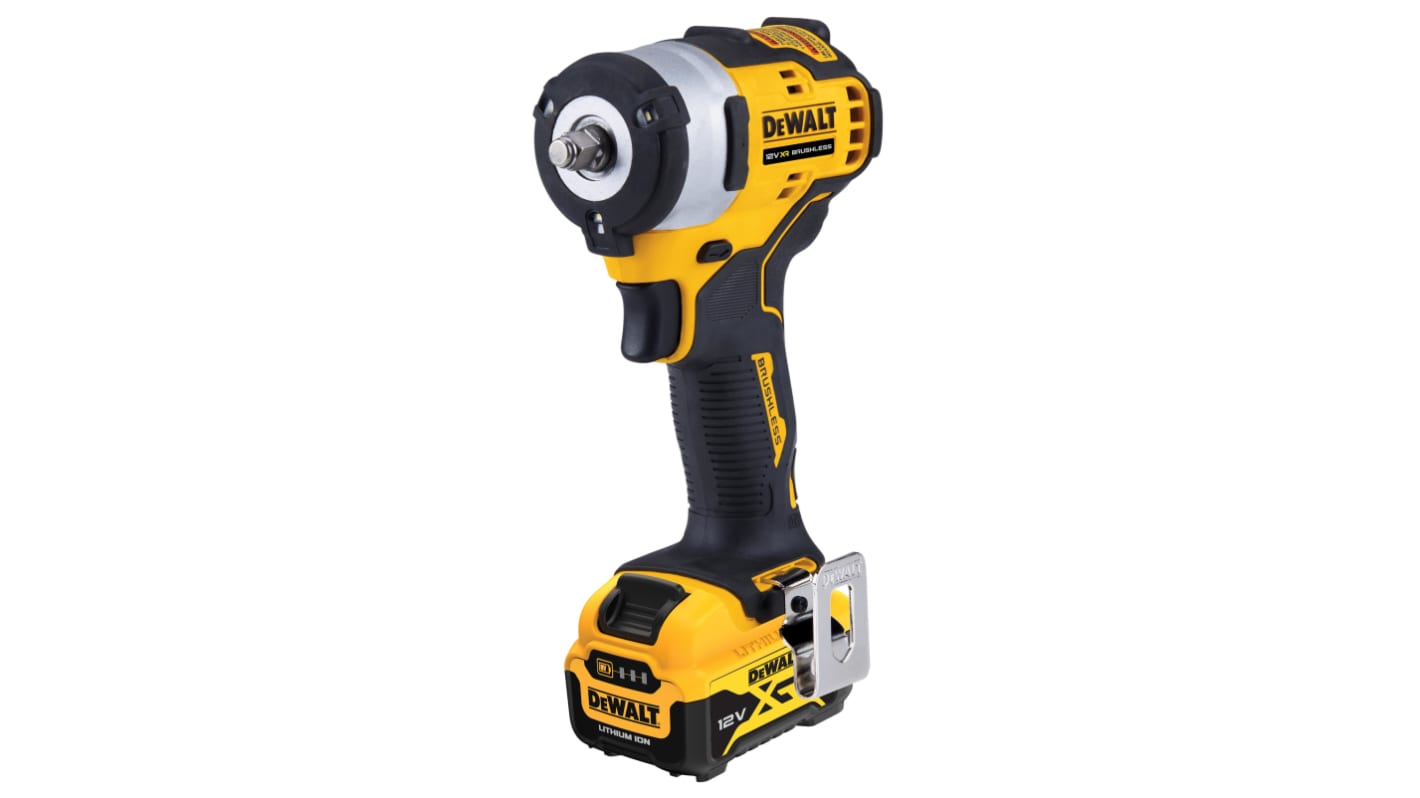 DeWALT 3/8 in 12V, 5Ah Cordless Impact Wrench, UK Plug