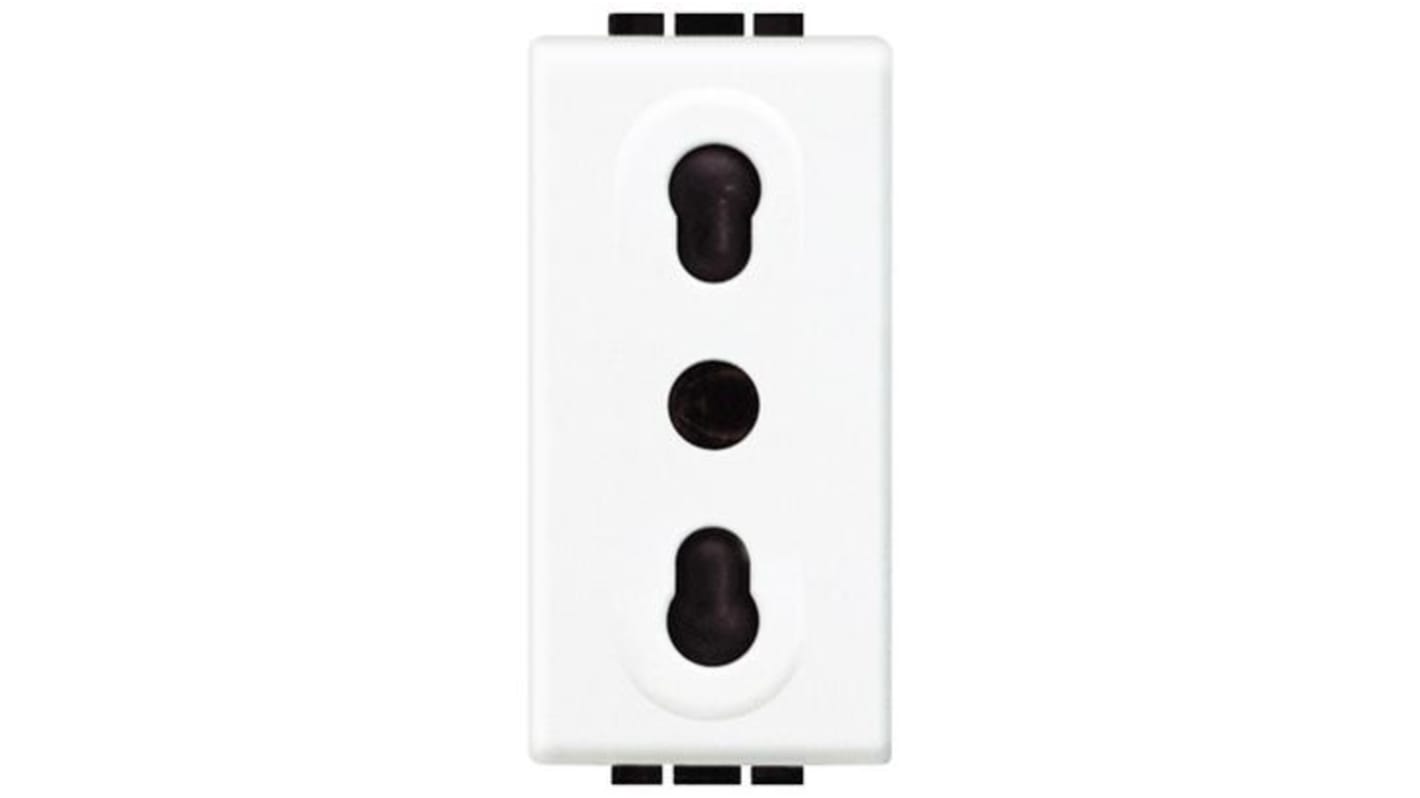 Presa Bipasso BTicino SN4180F - Bianco, 1 Modulo, Certificazione IMQ - Foto 9