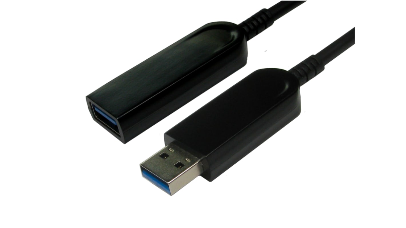 Cable USB 3.0 NewLink, con A. USB A Macho, con B. USB A Hembra, long. 25m