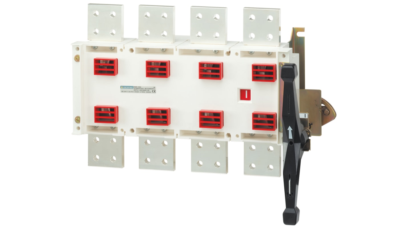 Socomec 4P Pole Non-Fused Switch Disconnector - 1250A Maximum Current