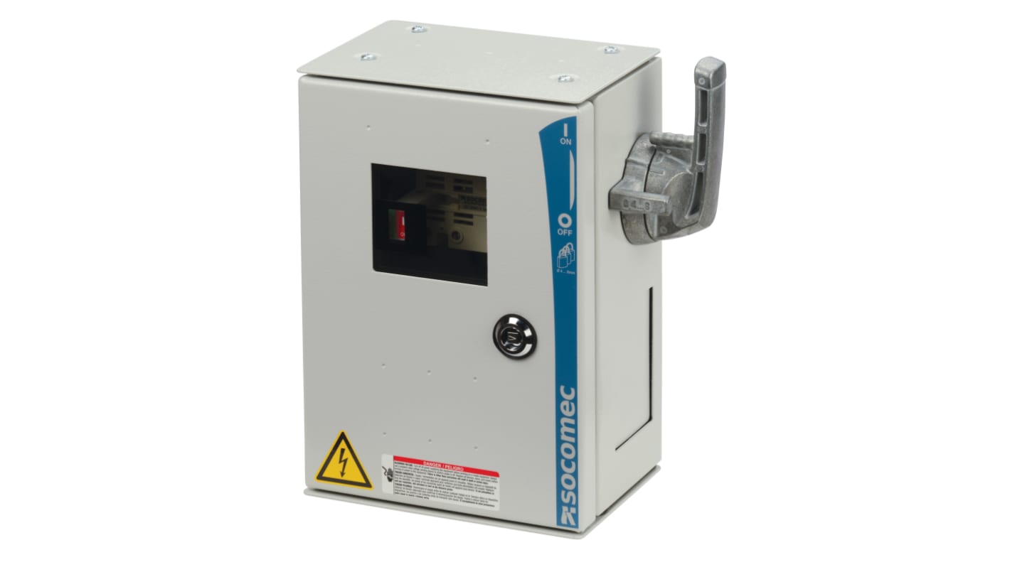 Socomec 4 Pole Isolator Switch - 80A Maximum Current, IP65