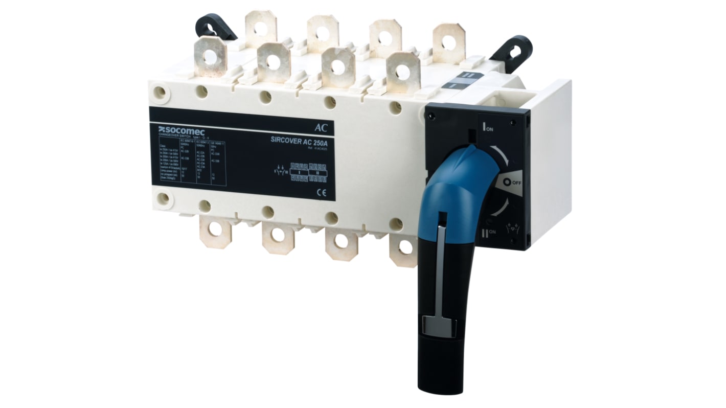 Socomec 4P Pole Non-Fused Switch Disconnector - 125A Maximum Current