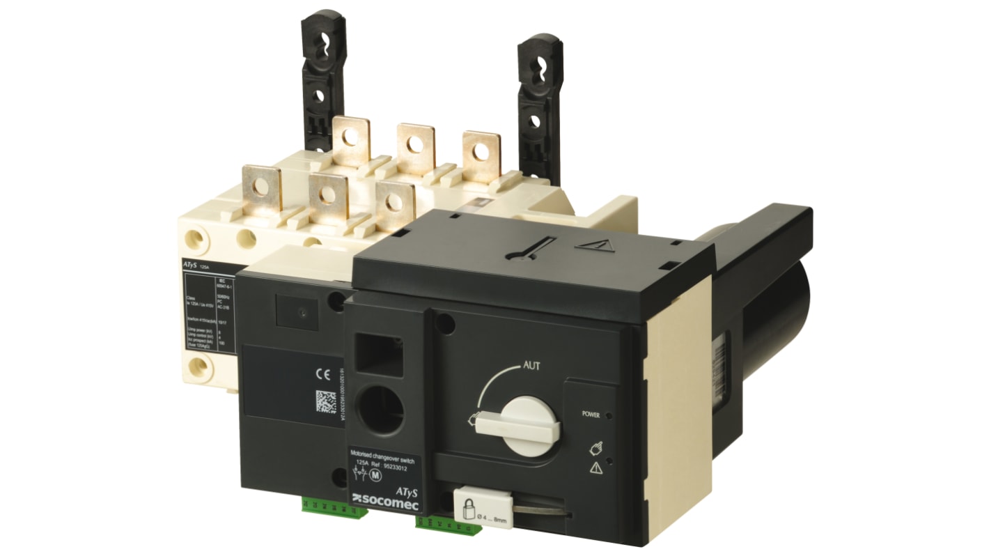 Socomec 3P Pole Non-Fused Switch Disconnector - 160A Maximum Current