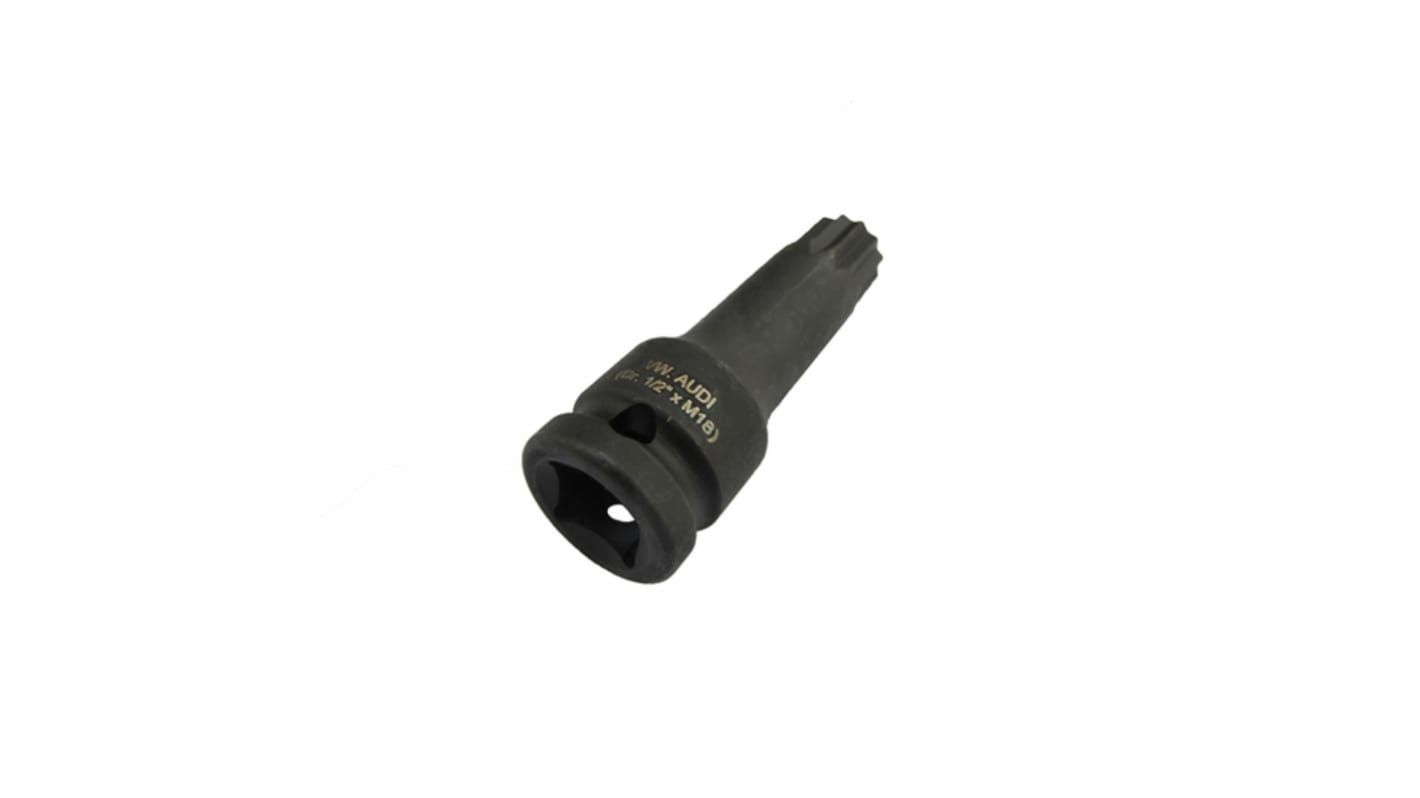 SAM 1/4 in Drive 8mm Standard Socket, 12 point, 25 mm Overall Length