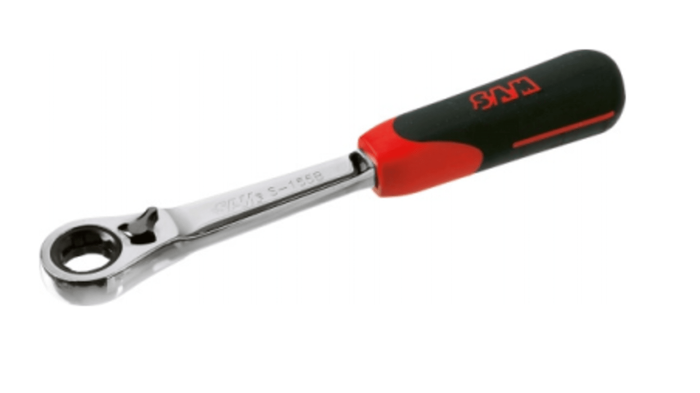 SAM 1/2 in Socket Wrench with Ratchet Handle, 230 mm Overall