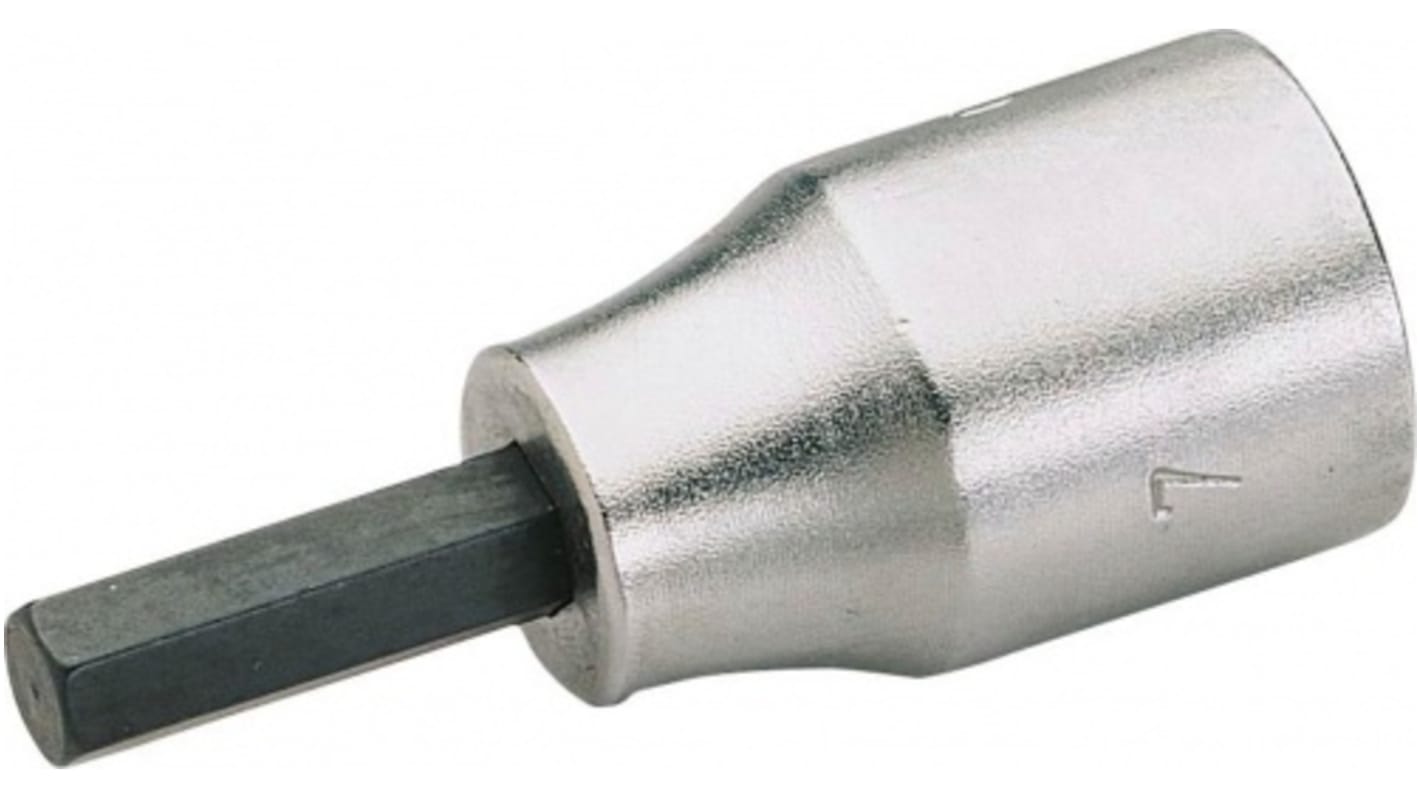 SAM Hexagon Screwdriver Bit, 10 mm Tip, 1/2 in Drive