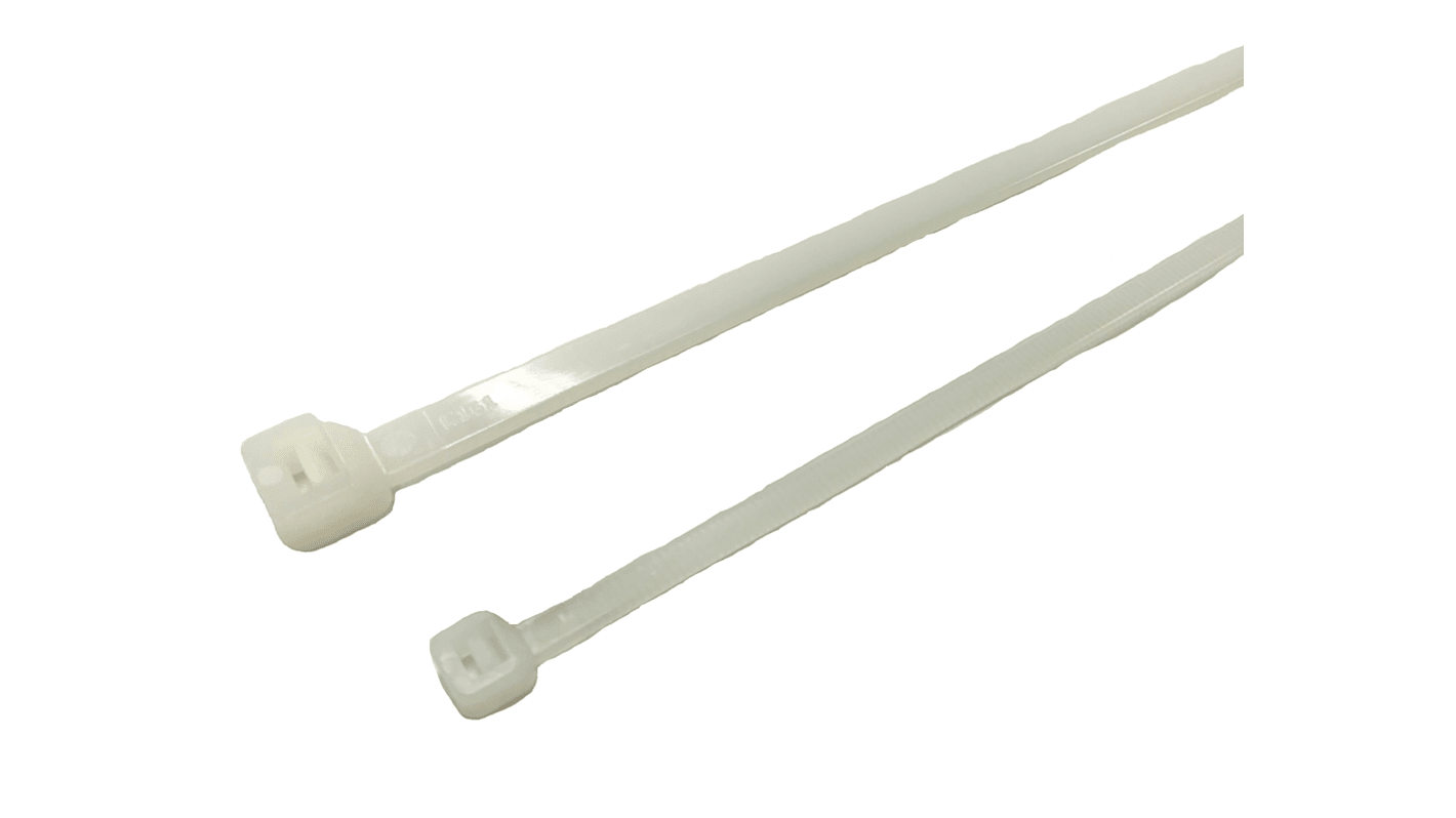 RS PRO Cable Tie, 1.03m x 12.7 mm, Natural Nylon