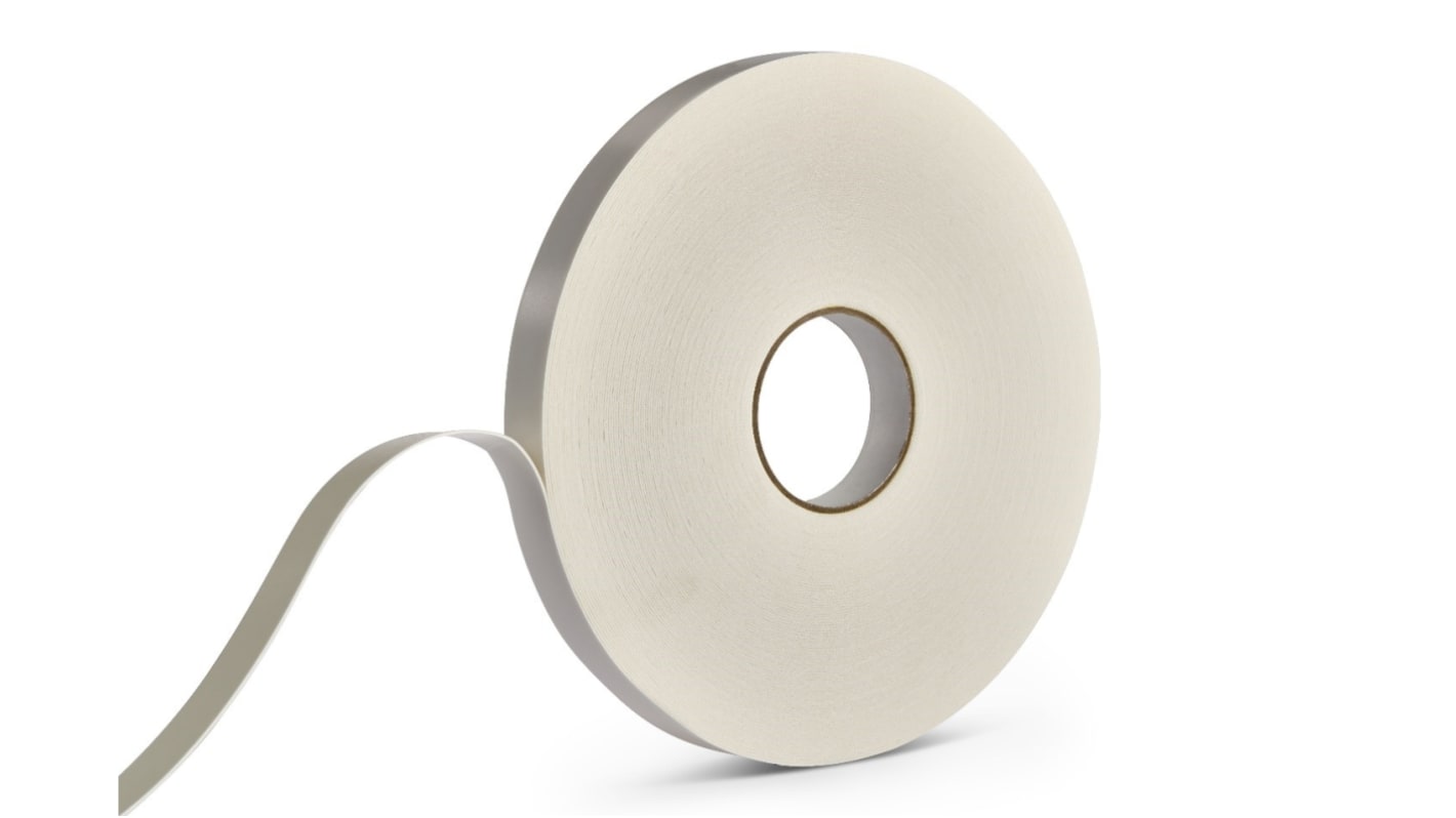 RS PRO HB 810 White Foam Tape, 25mm x 50m, 1mm Thick