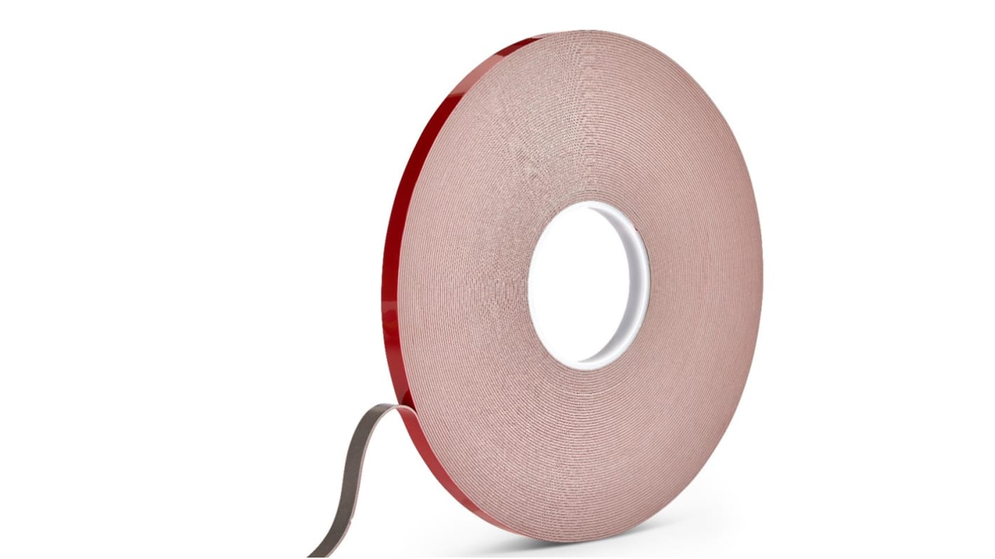 RS PRO Grey Foam Tape, 12mm x 33m, 1mm Thick