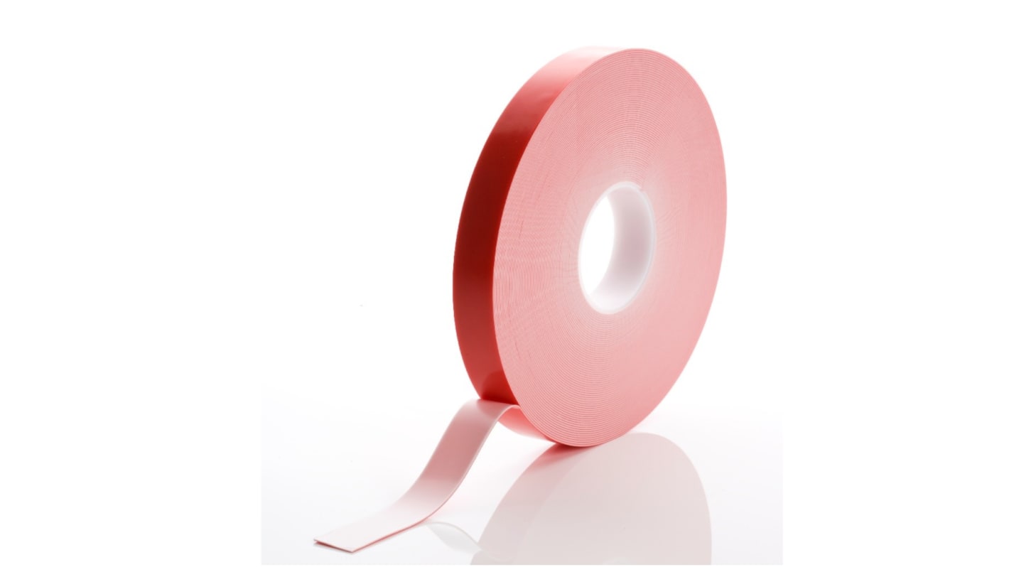 RS PRO White Foam Tape, 25mm x 33m, 1.1mm Thick