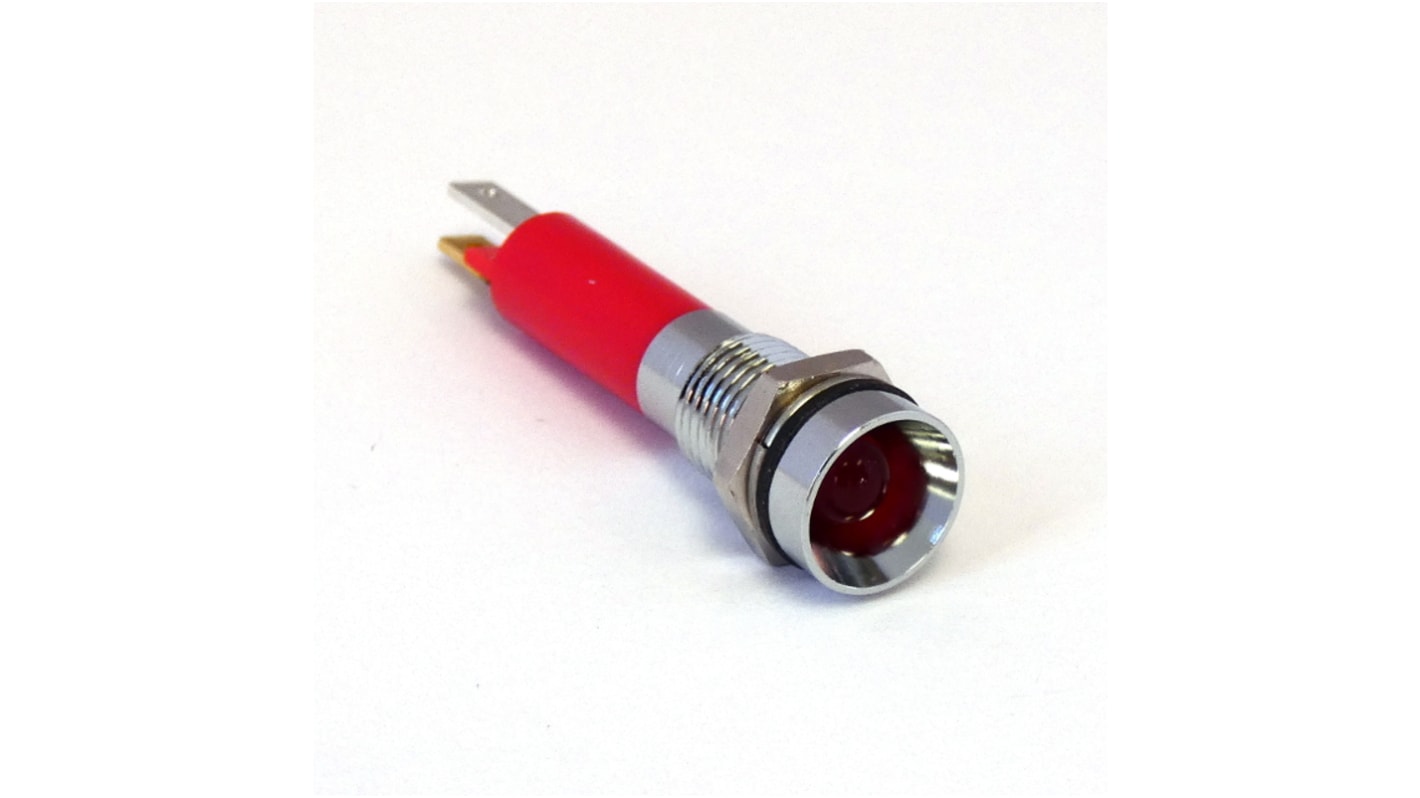 CML Innovative Technologies Panel Mount Indicator, 8mm Mounting Hole Size, Solder Tab Termination, IP67