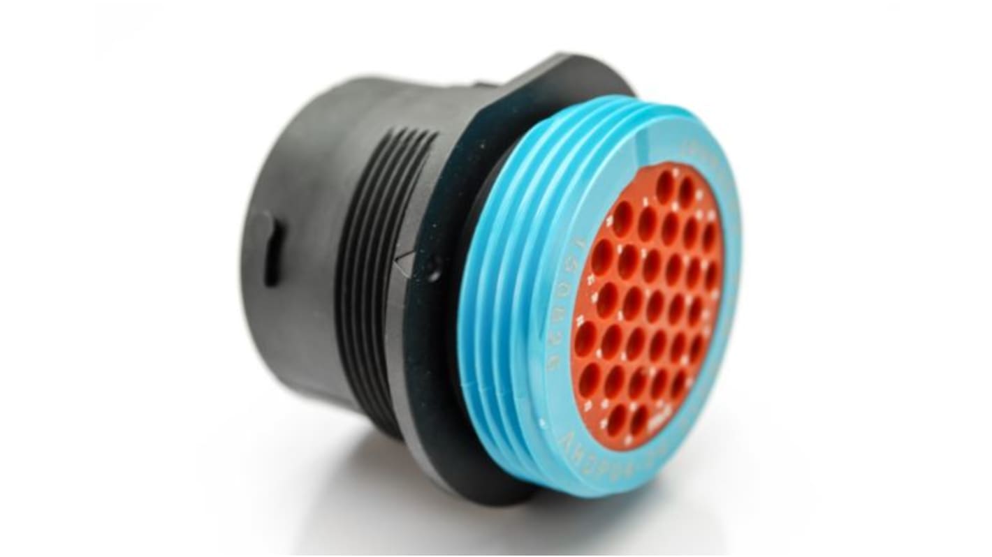 Amphenol Industrial Circular Connector, 31 Contacts, Panel Mount, Plug, Male, IP67, IP69K, Duramate AHDP Series