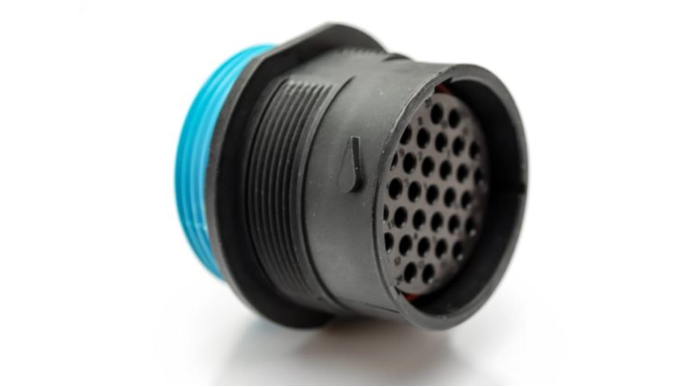 Amphenol Industrial Circular Connector, 31 Contacts, Panel Mount, Socket, Female, IP67, IP69K, Duramate AHDP Series