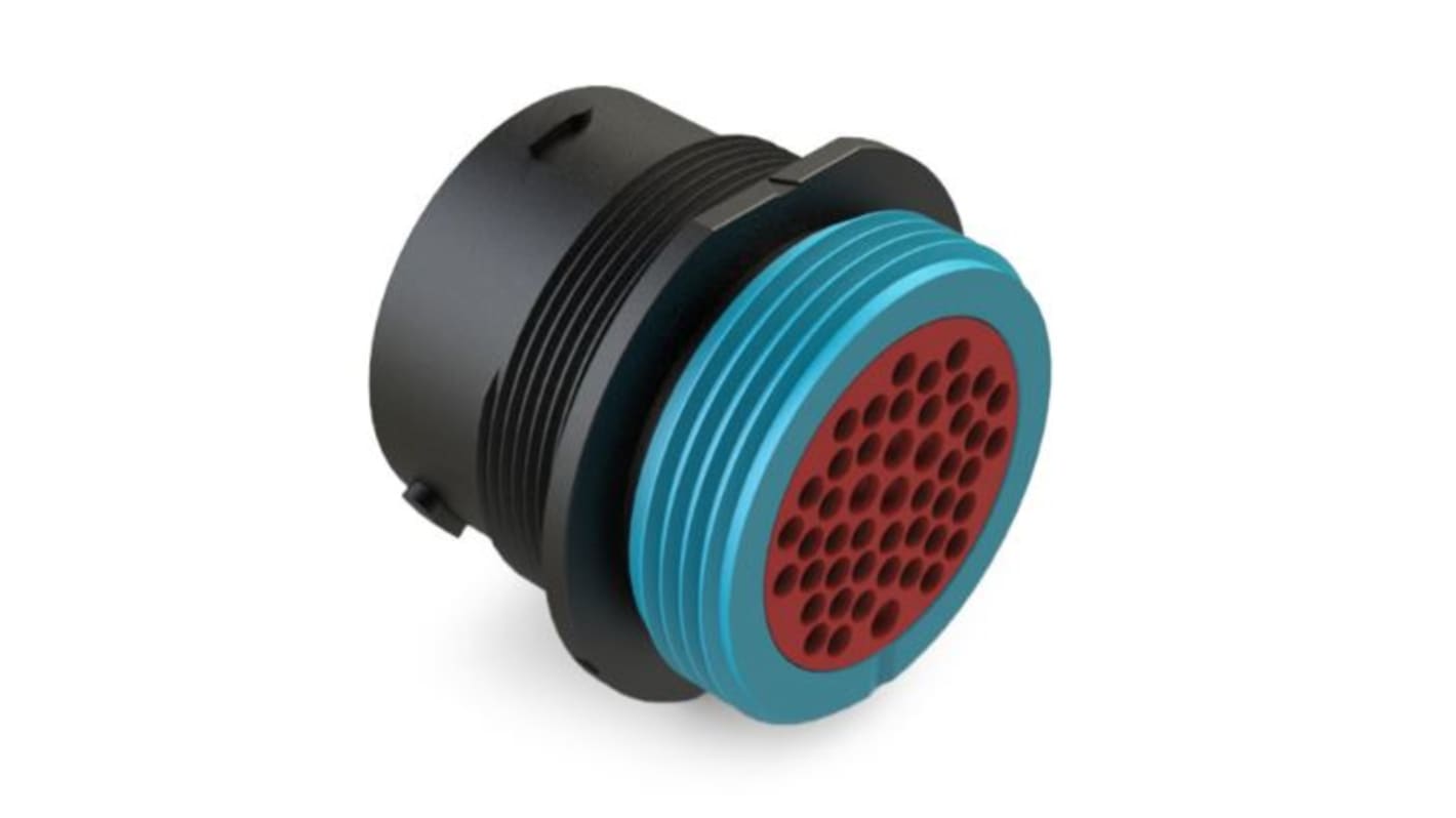 Amphenol Industrial Circular Connector, 47 Contacts, Panel Mount, Plug, Male, IP67, IP69K, Duramate AHDP Series