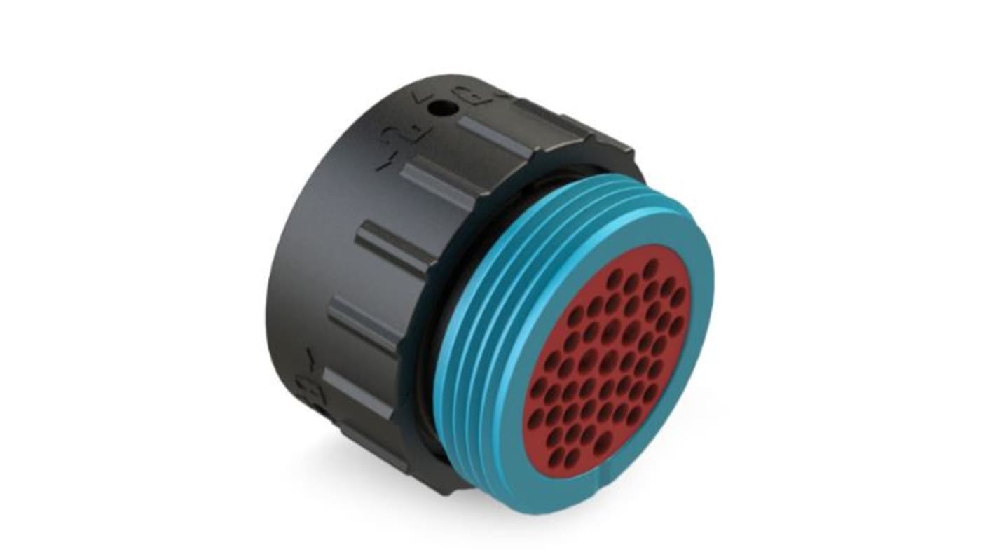 Amphenol Industrial Circular Connector, 47 Contacts, Panel Mount, Socket, Female, IP67, IP69K, Duramate AHDP Series