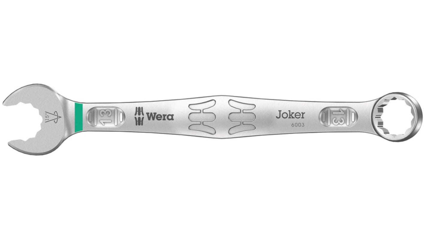 Wera Combination Spanner, 30mm, Metric, Double Ended, 330 mm Overall