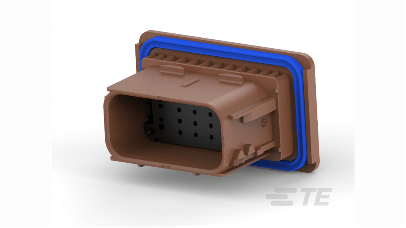 TE Connectivity, AMPSEAL 16 Automotive Connector Socket 16 Way