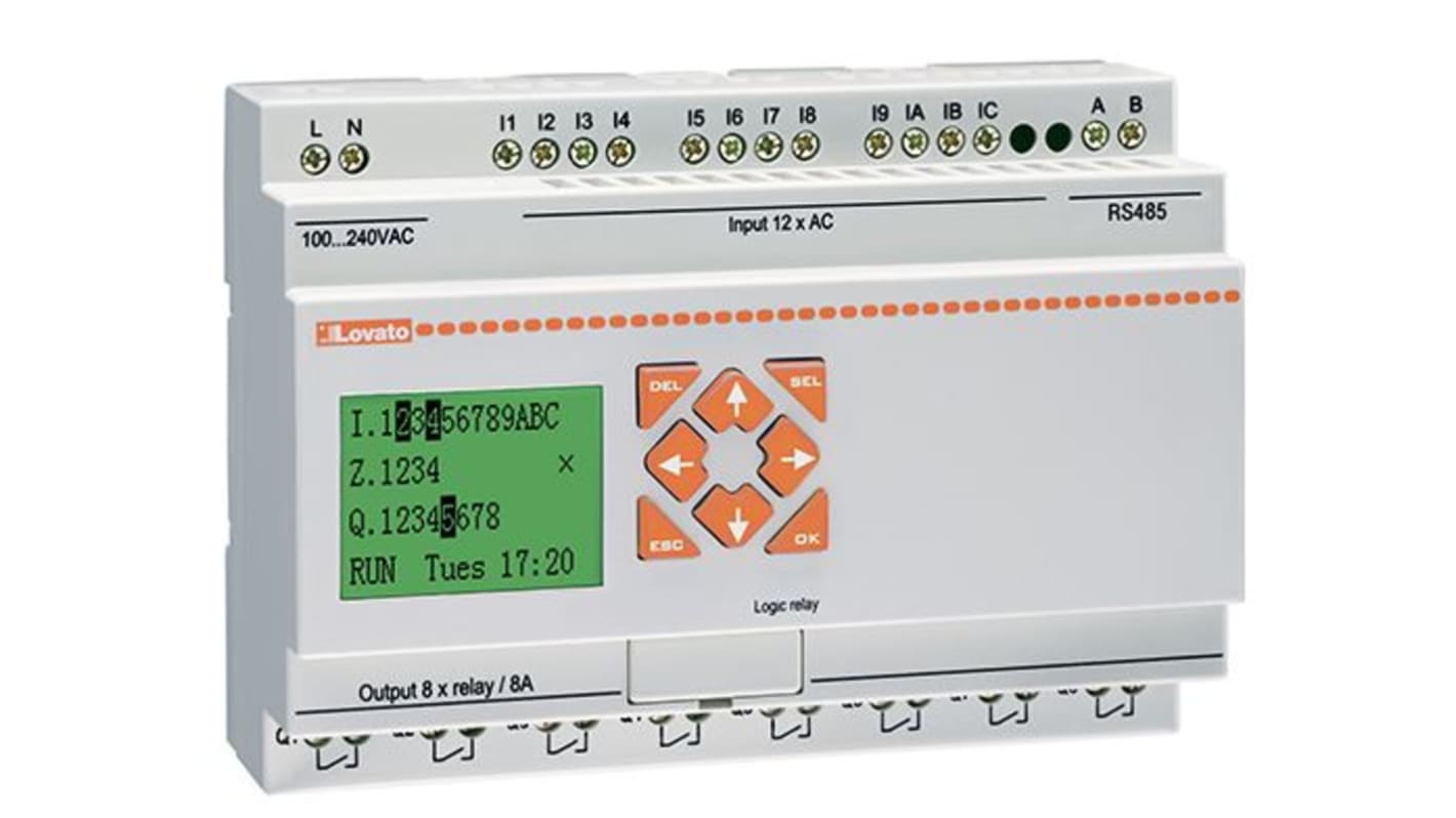 PLC procesor řada LRD 4 8 Lovato