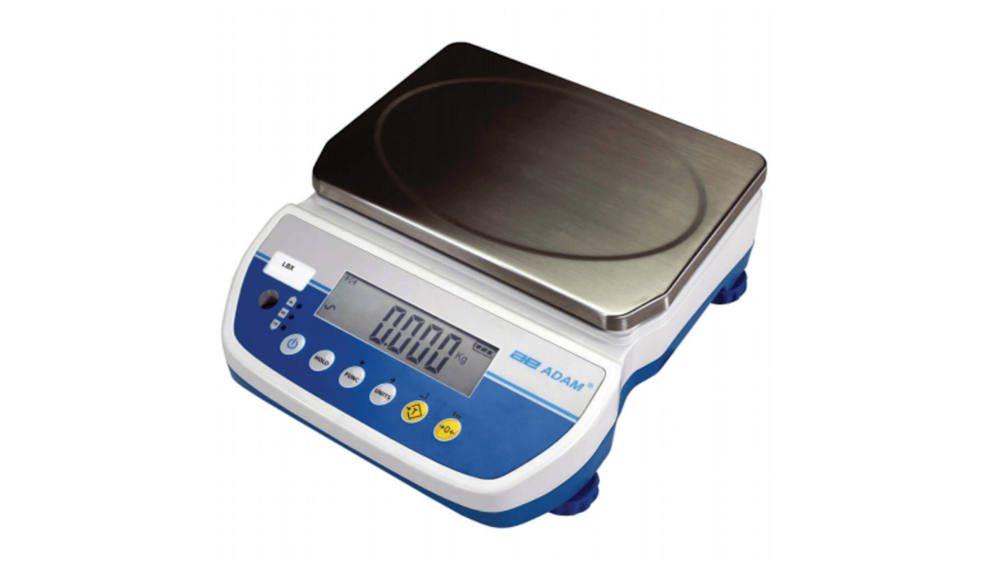 Adam Equipment Co Ltd LBX3 Bench Weighing Scale, 3kg Weight Capacity PreCal