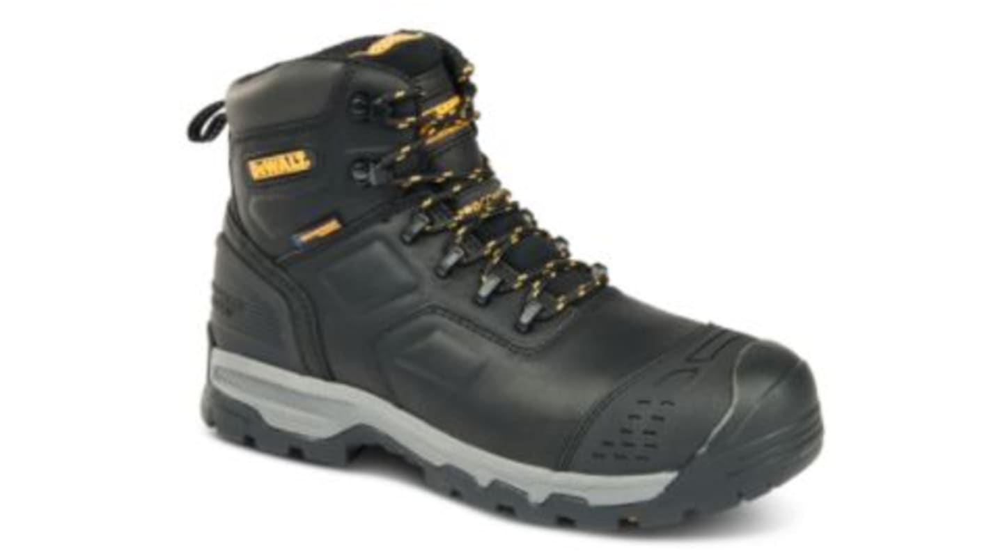 DeWALT BULLDOZER Black, Grey Steel Toe Capped Men's Safety Boot, UK 7, EU 41