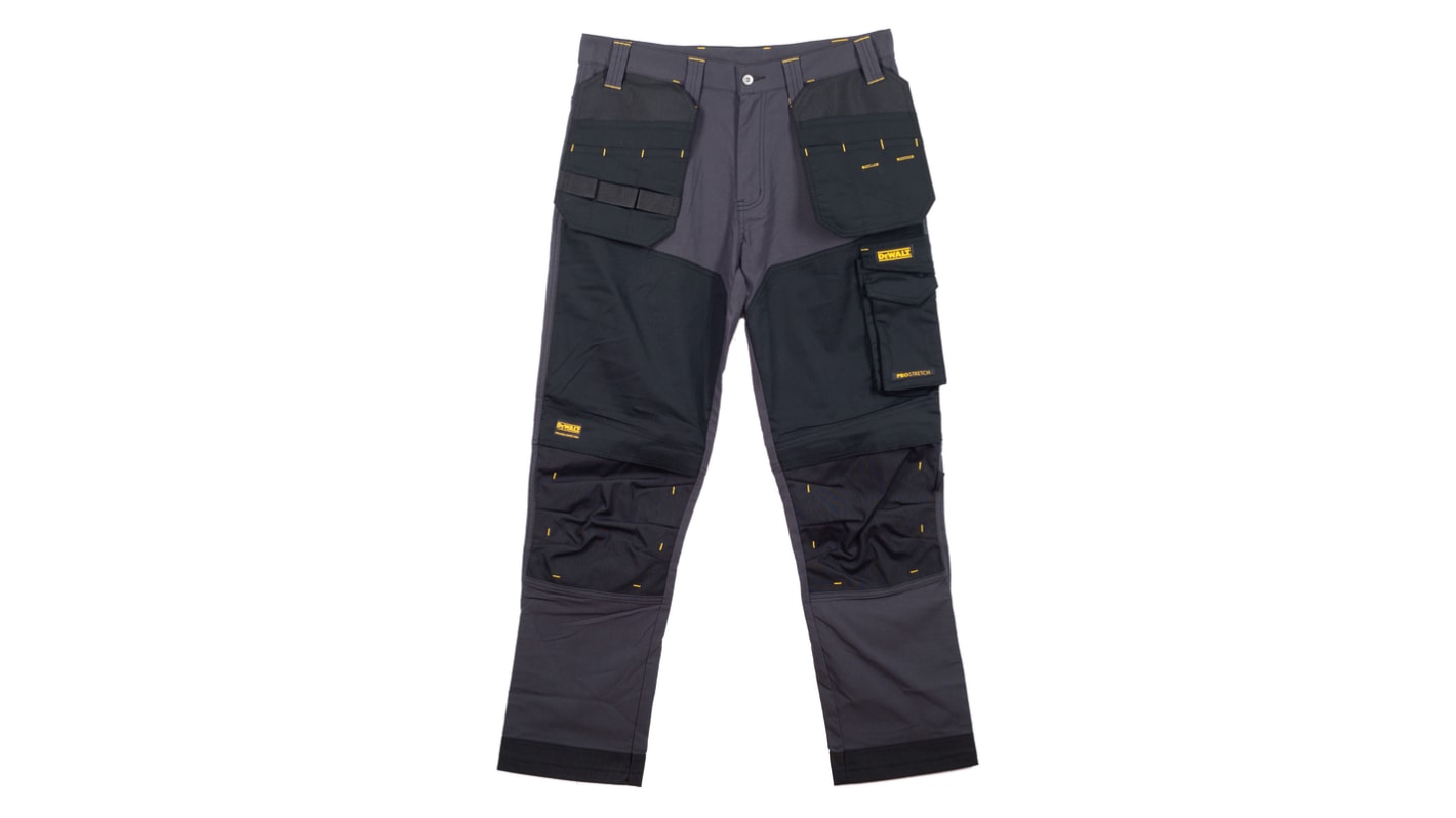 Pantaloni da lavoro Nero/Grigio per Unisex vita 30poll', lunghezza 31poll Di lunga durata MEMPHIS 30poll 76.2cm