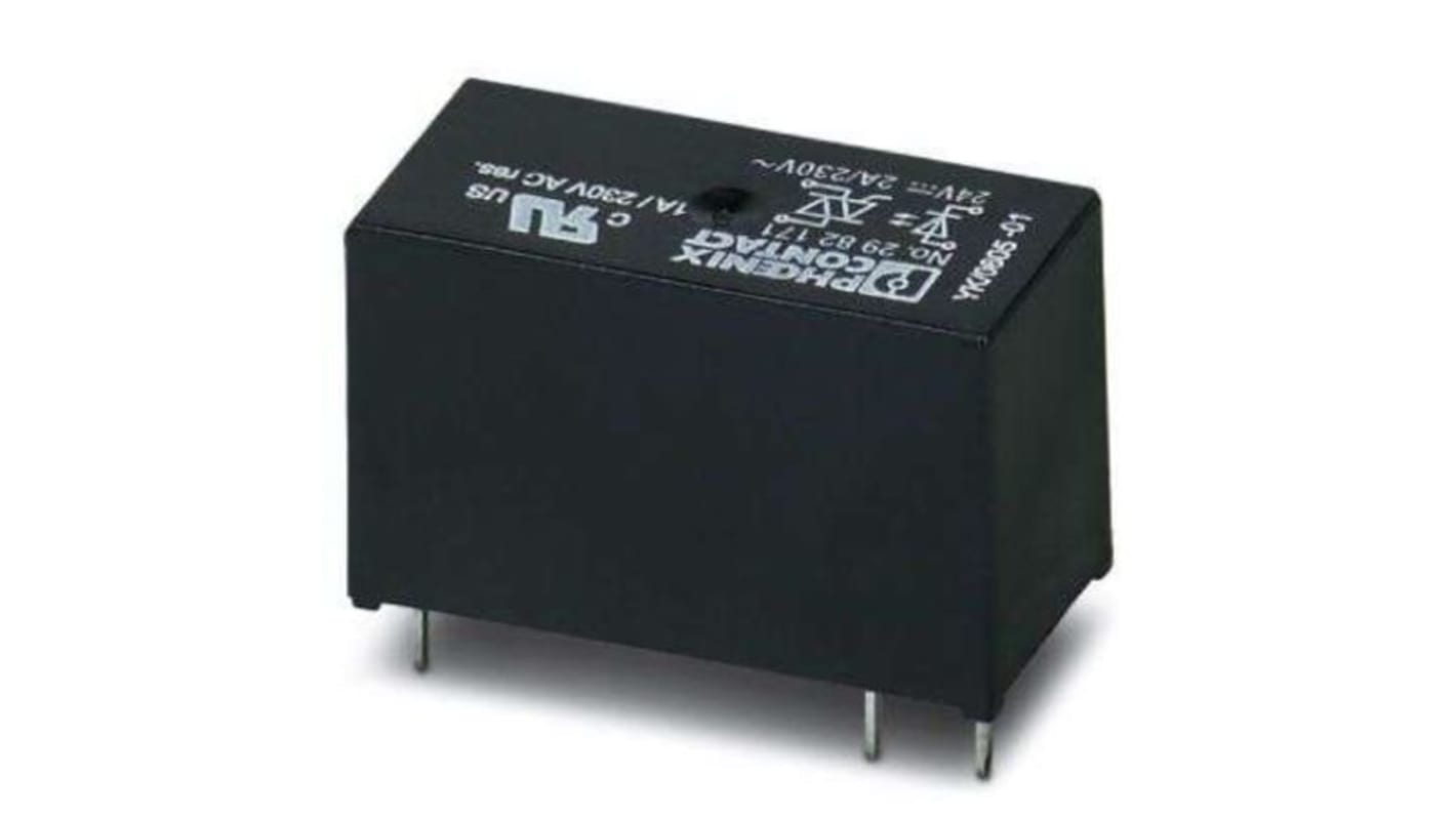 Phoenix Contact OPT-24DC/230AC/ 2 Series Solid State Relay, 2 A Load, DIN Rail Mount, 28.8 V dc Load