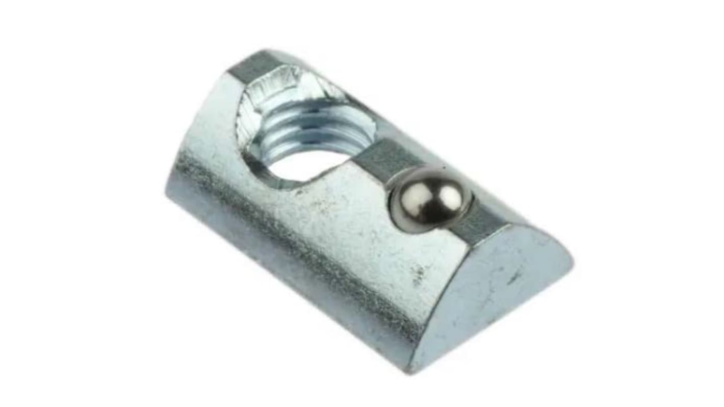 RS PRO M8 TSlot Nut Connecting Component, Strut Profile 40 mm, Groove