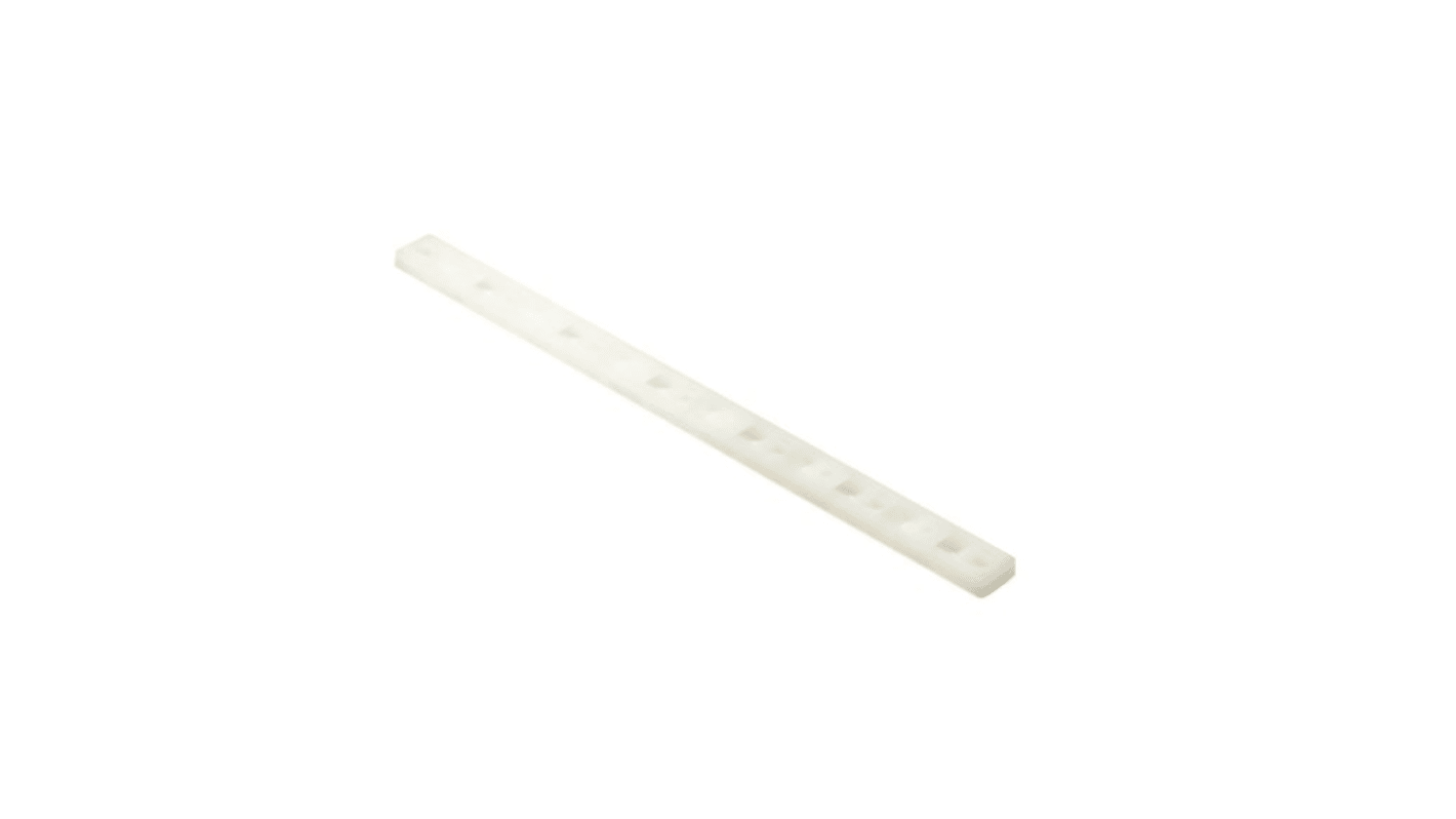 Serre-câble HellermannTyton autoadhésive 241mm x 15,8 mm, Ø fixation 5.1mm