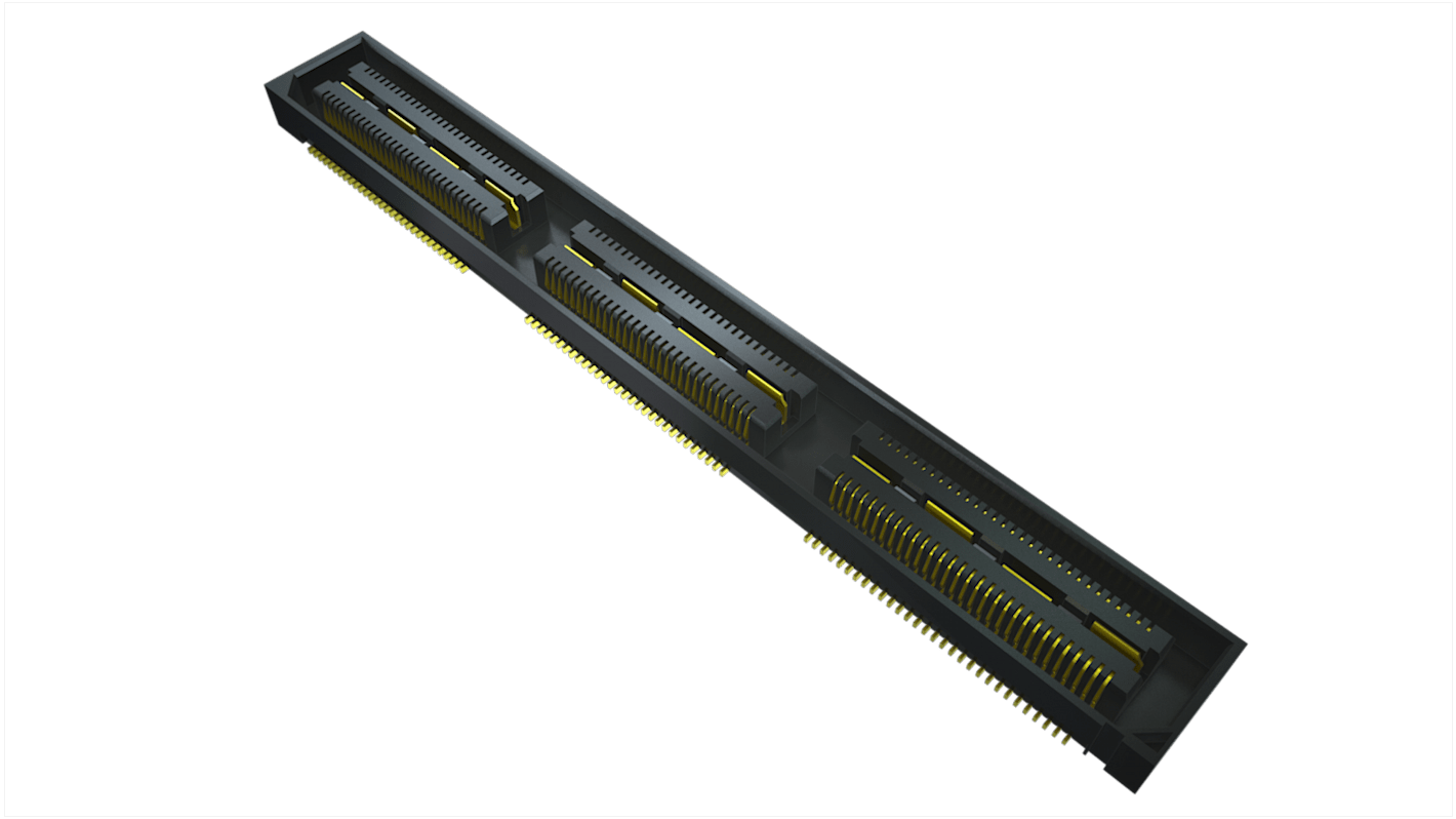 Presa PCB Samtec, 80 vie, 2 file, passo 0.5mm, Montaggio superficiale