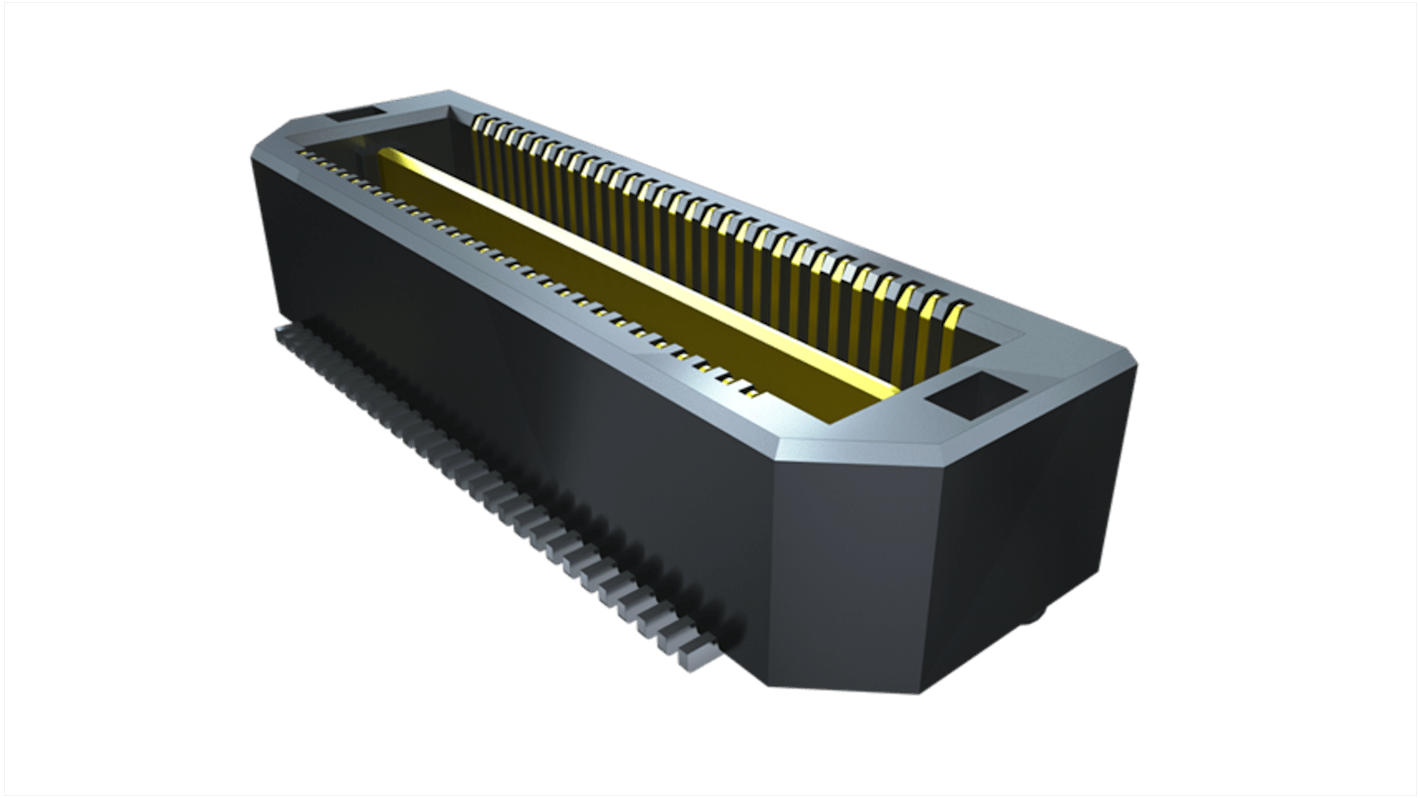 Samtec QTH Leiterplatten-Stiftleiste Gerade, 60-polig / 2-reihig, Raster 0.5mm, Ummantelt