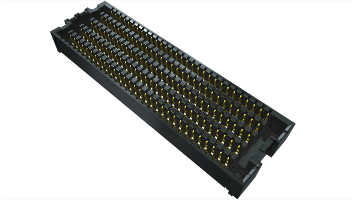 Conector hembra para PCB Samtec serie SEAF SEAF-10, de 40 vías en 4 filas, paso 1.27mm, Montaje Superficial, para soldar