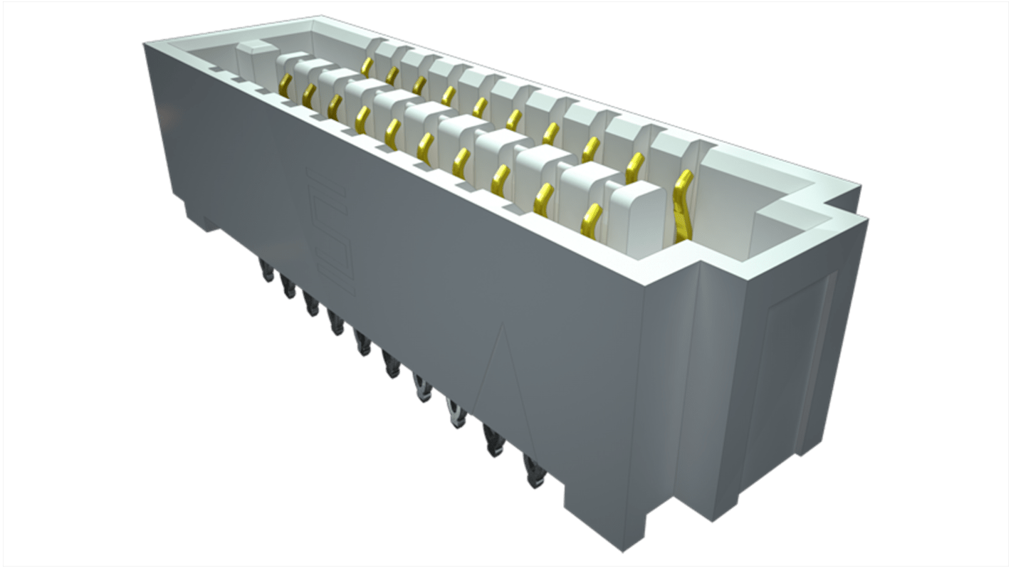 Presa PCB Samtec, 300 vie, 6 file, passo 1.27mm, Montaggio superficiale