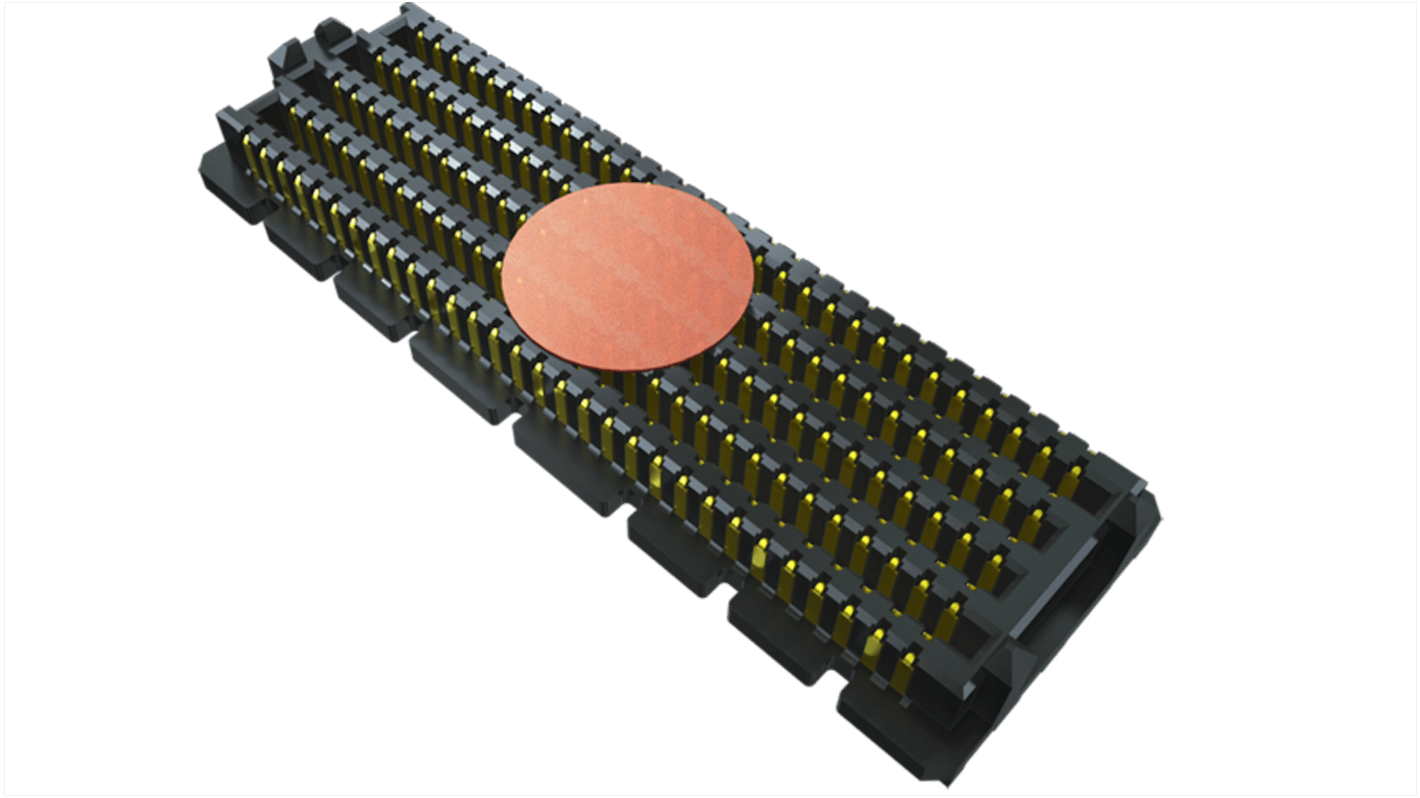 Samtec SEAM Leiterplatten-Stiftleiste Gerade, 40-polig / 4-reihig, Raster 1.27mm, Ummantelt