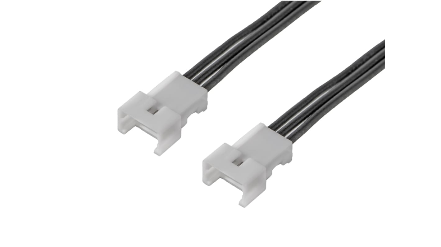 Conjunto de cables Molex PicoBlade 218110, long. 75mm, Con A: Macho, 3 vías, Con B: Macho, 3 vías, paso 1.25mm
