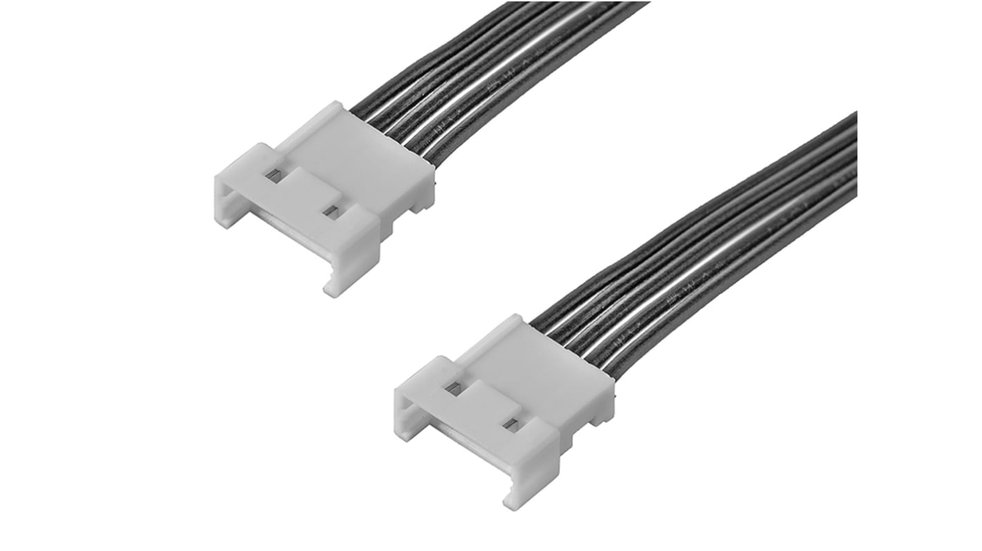 Conjunto de cables Molex PicoBlade 218110, long. 300mm, Con A: Macho, 5 vías, Con B: Macho, 5 vías, paso 1.25mm