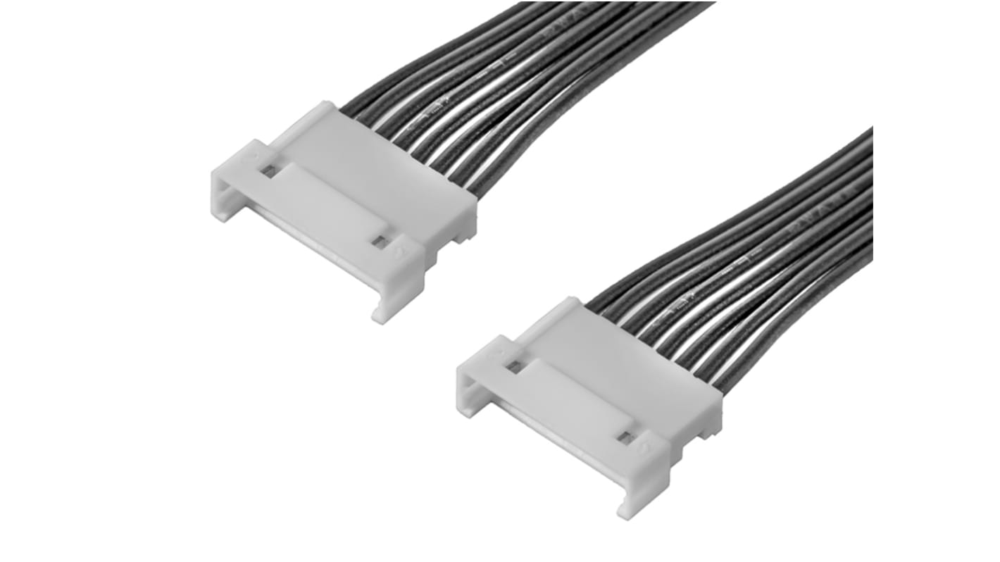 Conjunto de cables Molex PicoBlade 218110, long. 300mm, Con A: Macho, 8 vías, Con B: Macho, 8 vías, paso 1.25mm