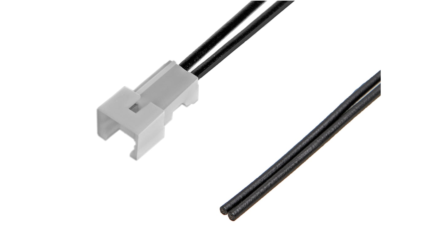 Conjunto de cables Molex PicoBlade 218111, long. 150mm, Con A: Macho, 2 vías, paso 1.25mm