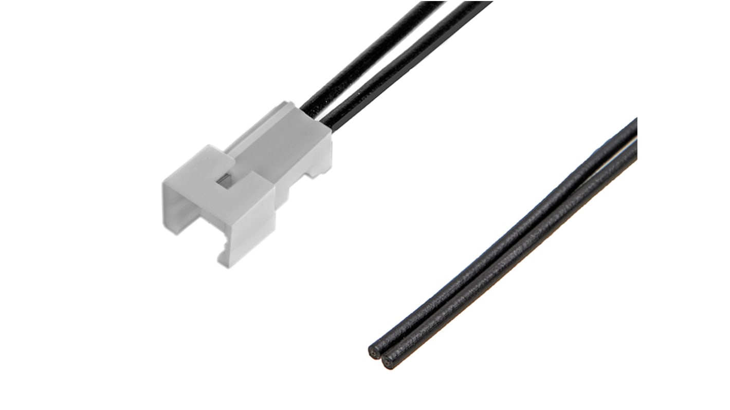 Molex 2 Way Male PicoBlade Unterminated Wire to Board Cable, 225mm