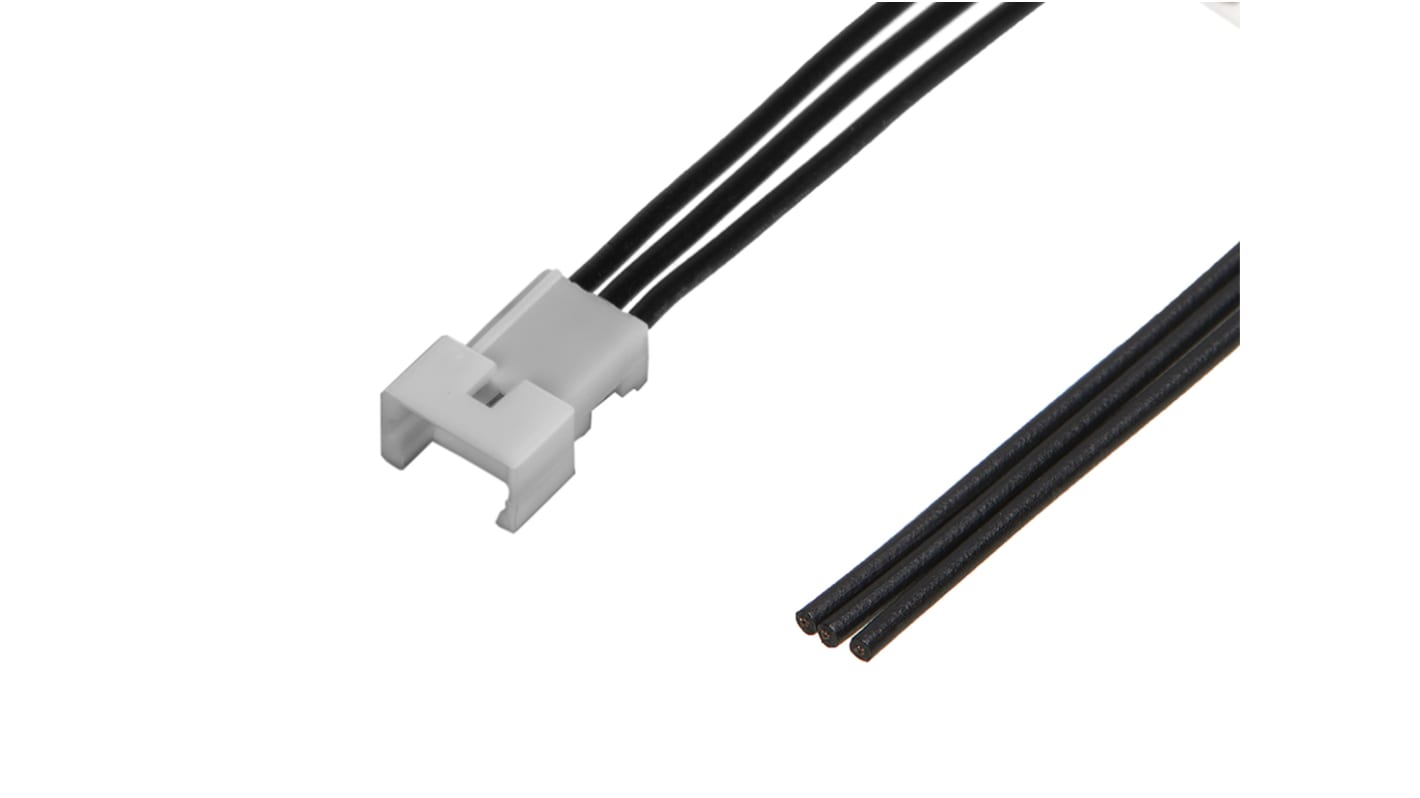 Molex 3 Way Male PicoBlade Unterminated Wire to Board Cable, 75mm