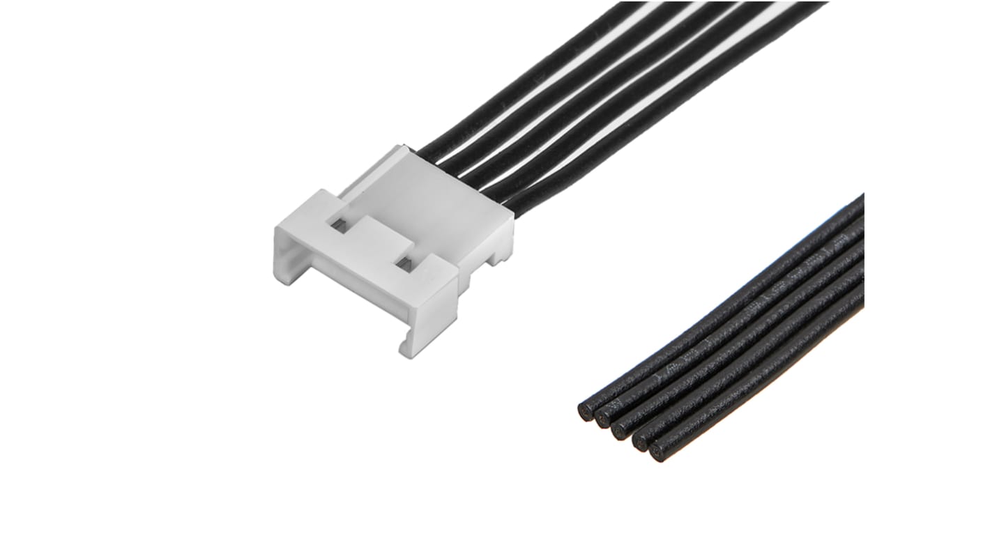 Molex 5 Way Male PicoBlade Unterminated Wire to Board Cable, 75mm