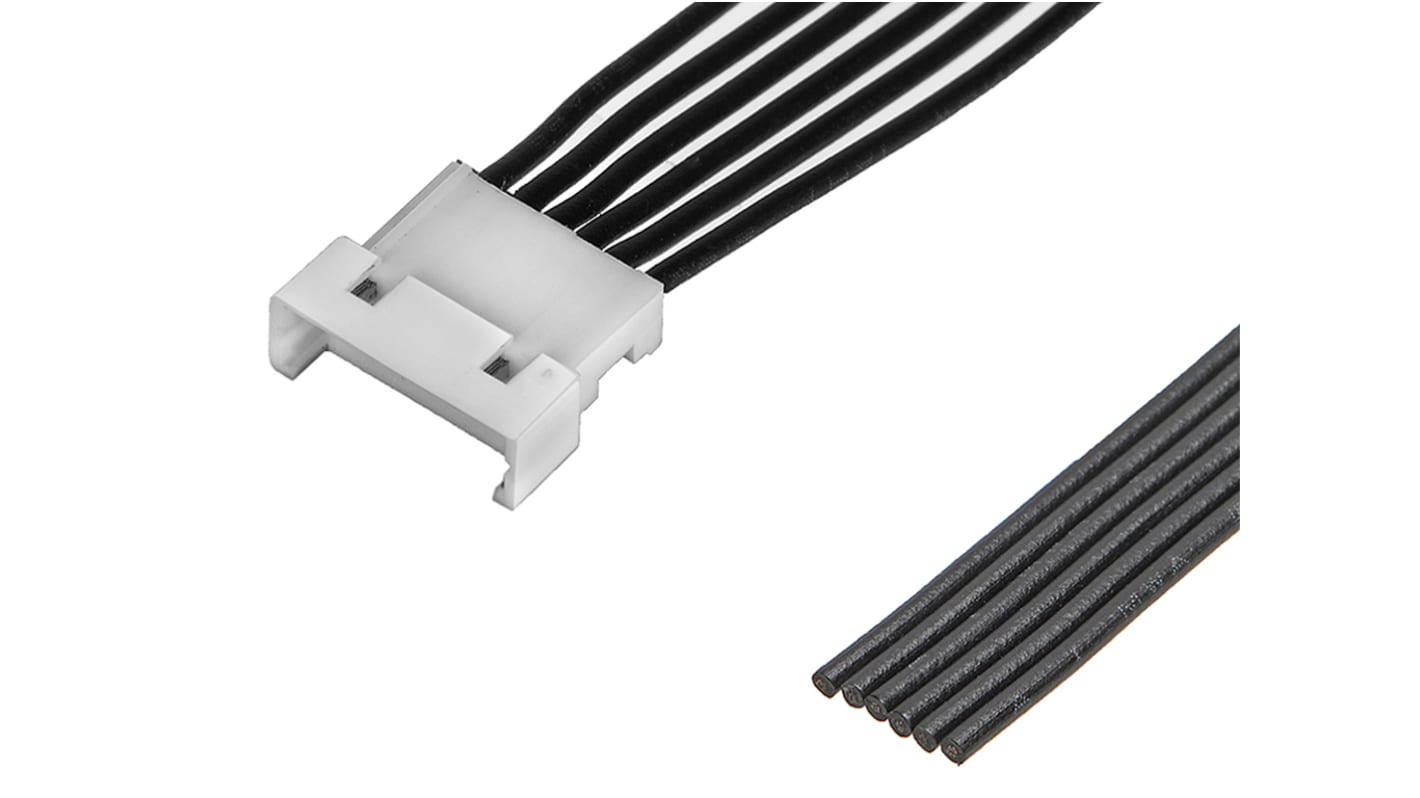 Conjunto de cables Molex PicoBlade 218111, long. 150mm, Con A: Macho, 6 vías, paso 1.25mm