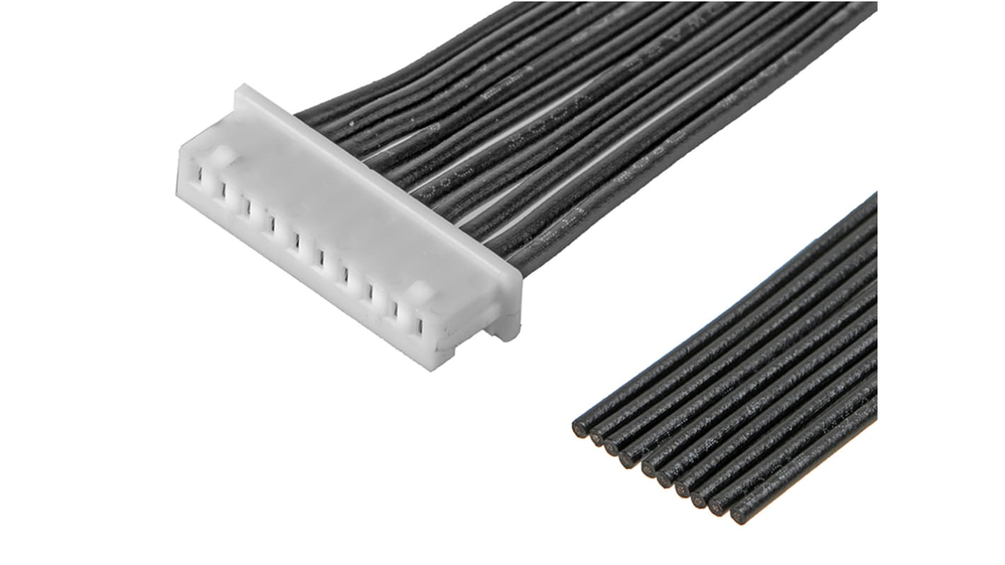 Conjunto de cables Molex PicoBlade 218112, long. 300mm, Con A: Hembra, 10 vías, paso 1.25mm